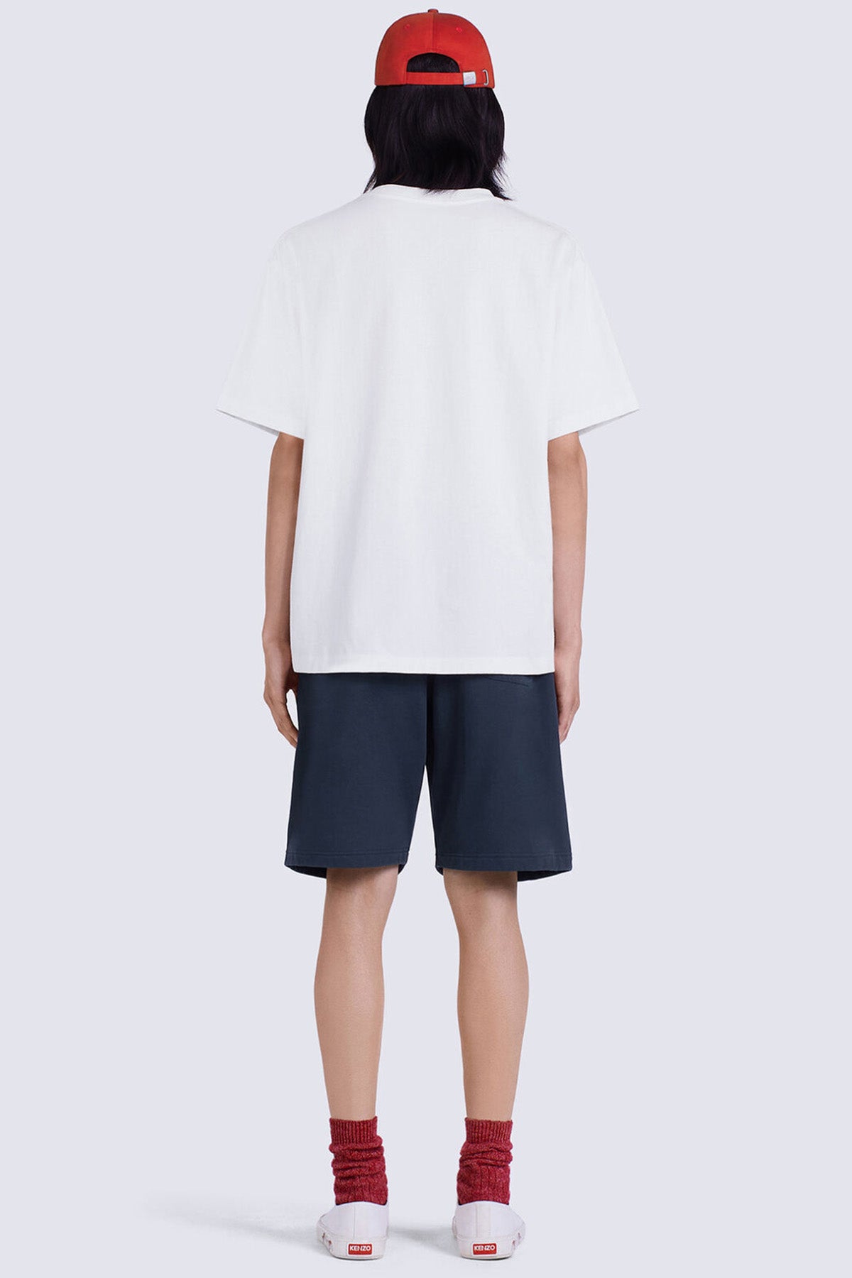 Kenzo Geniş Kesim Kaplan Kuyruğu Armalı K Logolu T-shirt-Libas Trendy Fashion Store