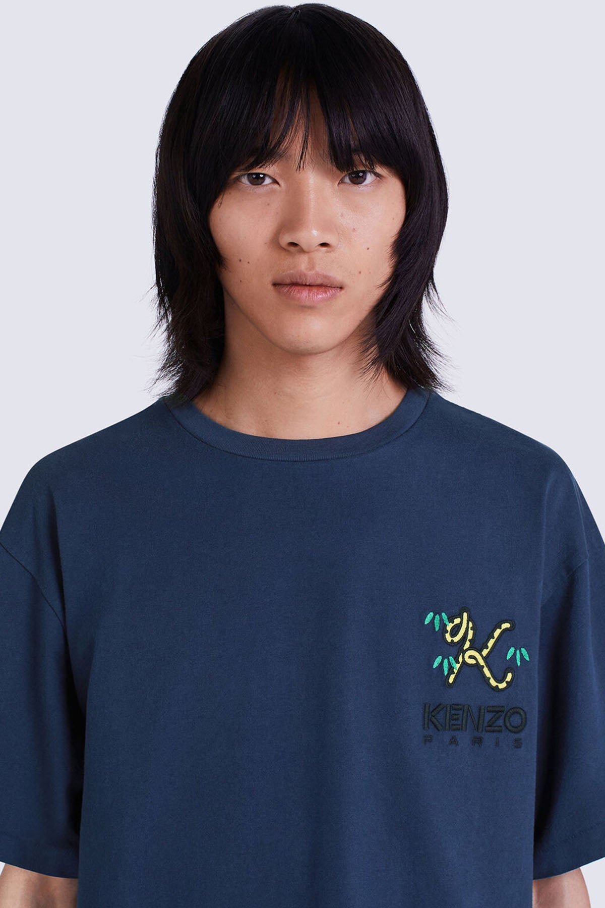 Kenzo Geniş Kesim Kaplan Kuyruğu Armalı K Logolu T-shirt-Libas Trendy Fashion Store