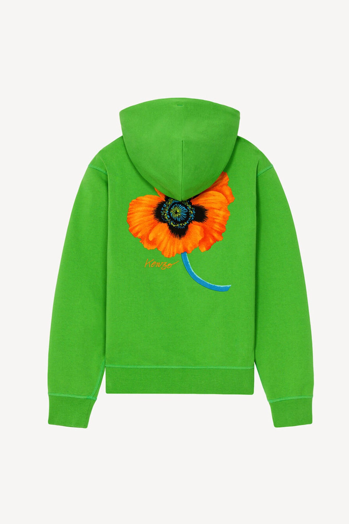 Kenzo Big Poppy Logolu Fermuarlı Sweatshirt Ceket-Libas Trendy Fashion Store