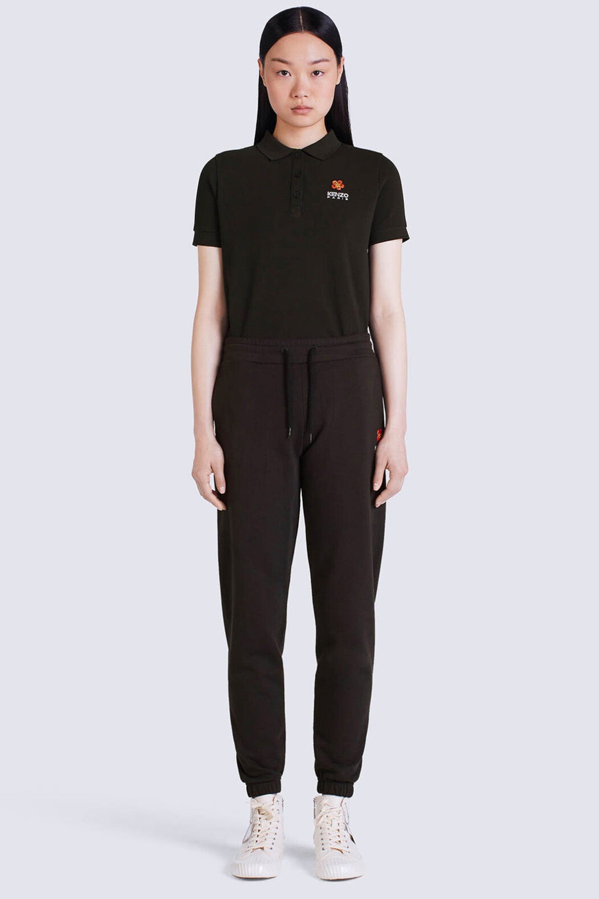 Kenzo Beli Lastikli Boke Flower Logolu Eşofman Altı-Libas Trendy Fashion Store