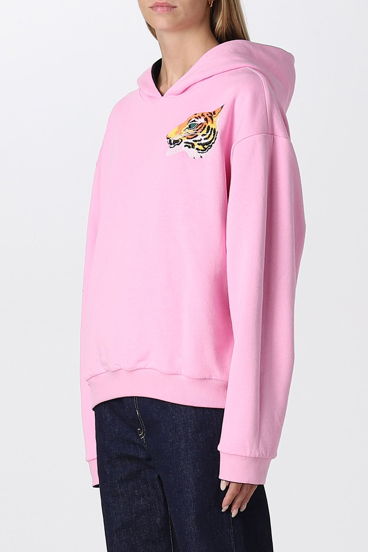 Kenzo Çift Taraflı Geniş Kesim Kapüşonlu Streç Sweatshirt-Libas Trendy Fashion Store