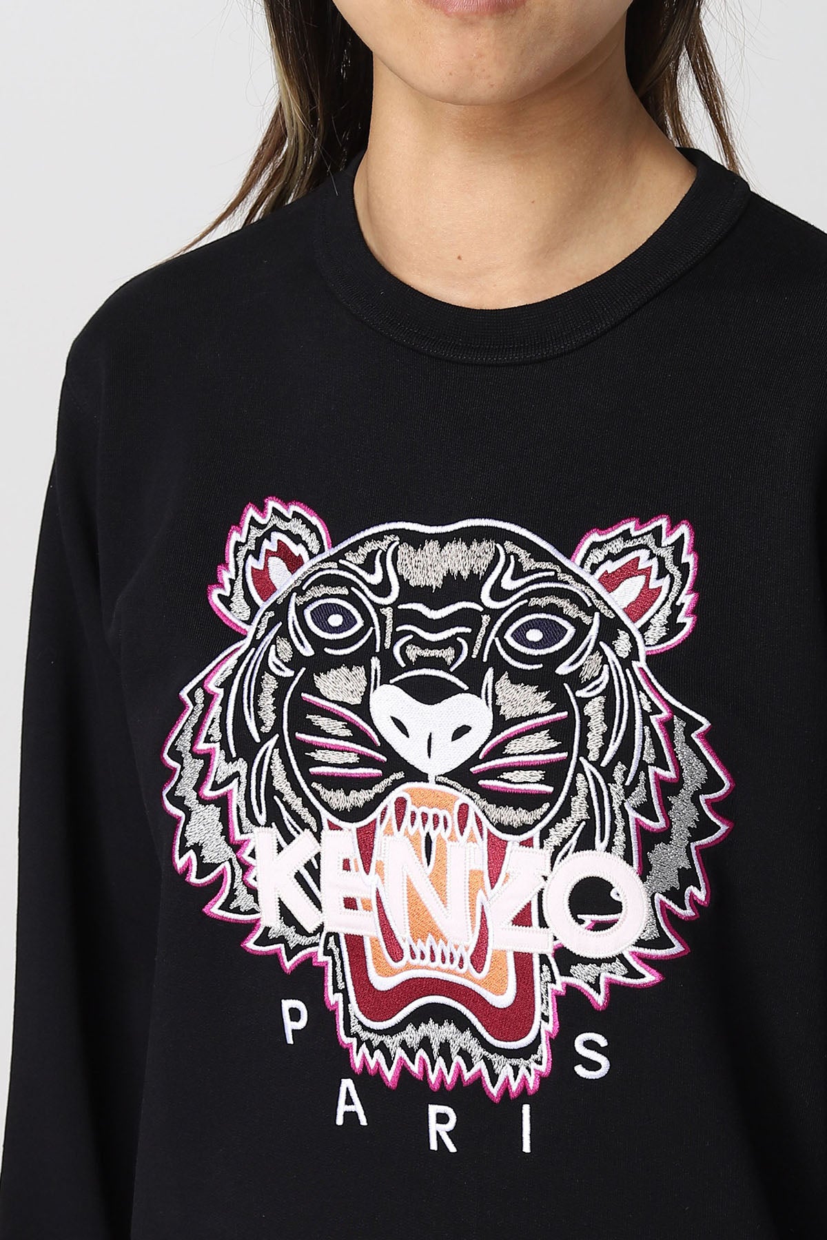 Kenzo Relaxed Fit Kaplan Logolu Sweatshirt-Libas Trendy Fashion Store