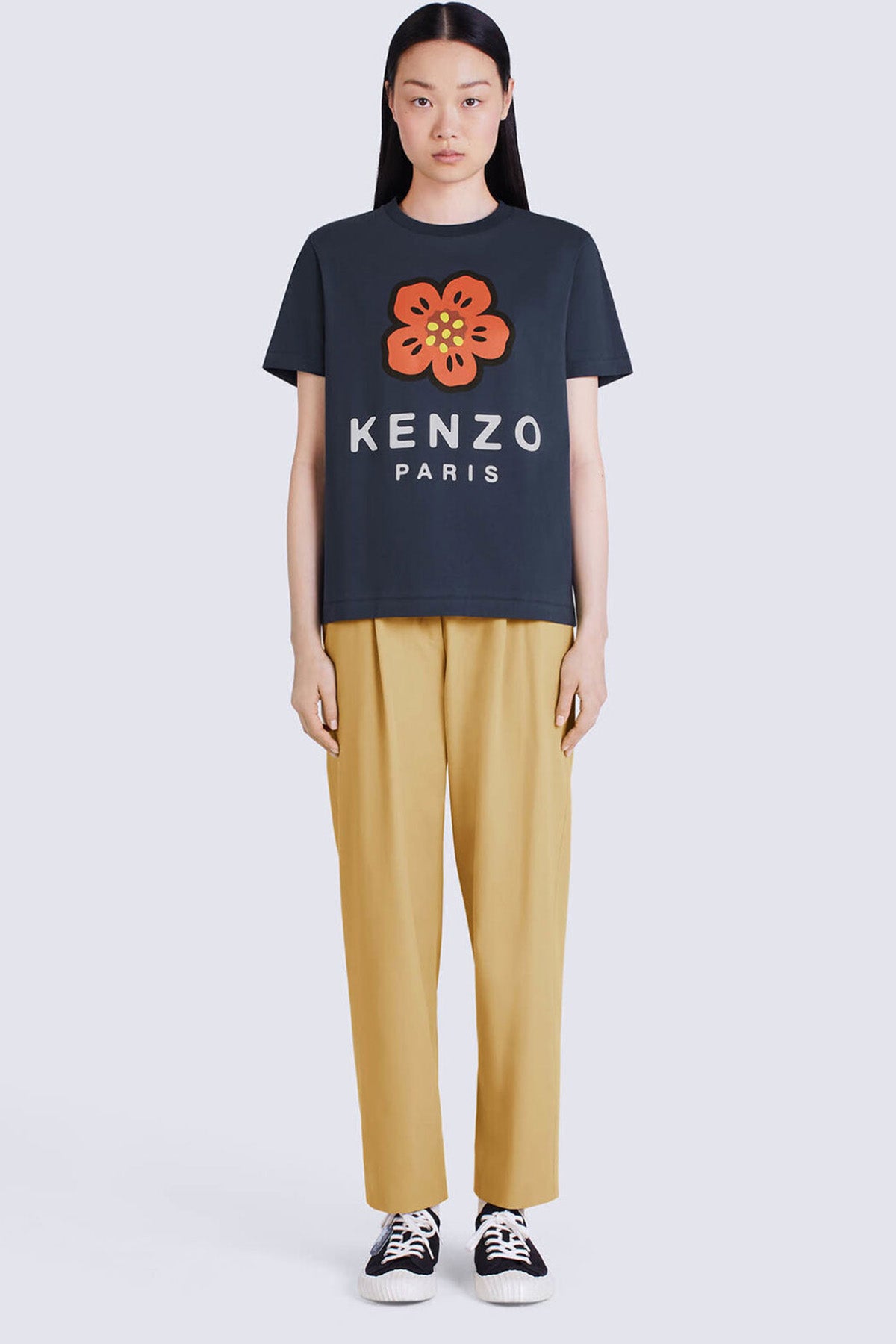 Kenzo Big Boke Flower Logolu T-shirt-Libas Trendy Fashion Store