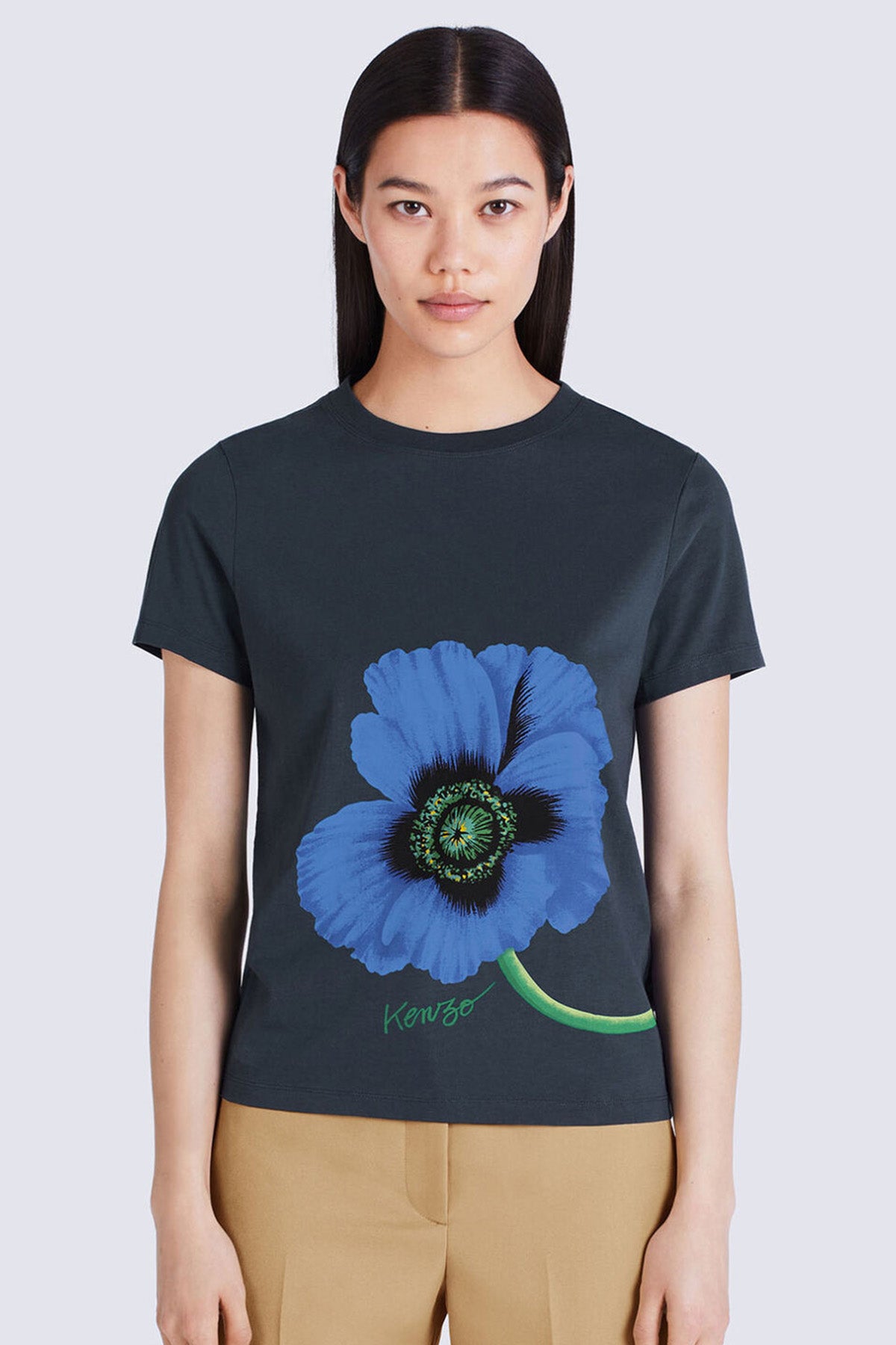 Kenzo Big Poppy Logolu T-shirt-Libas Trendy Fashion Store