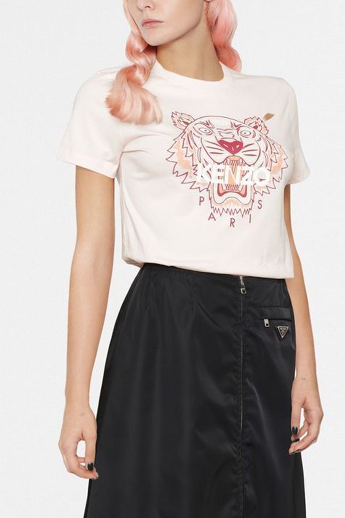 Kenzo Kaplan Logolu T-shirt-Libas Trendy Fashion Store