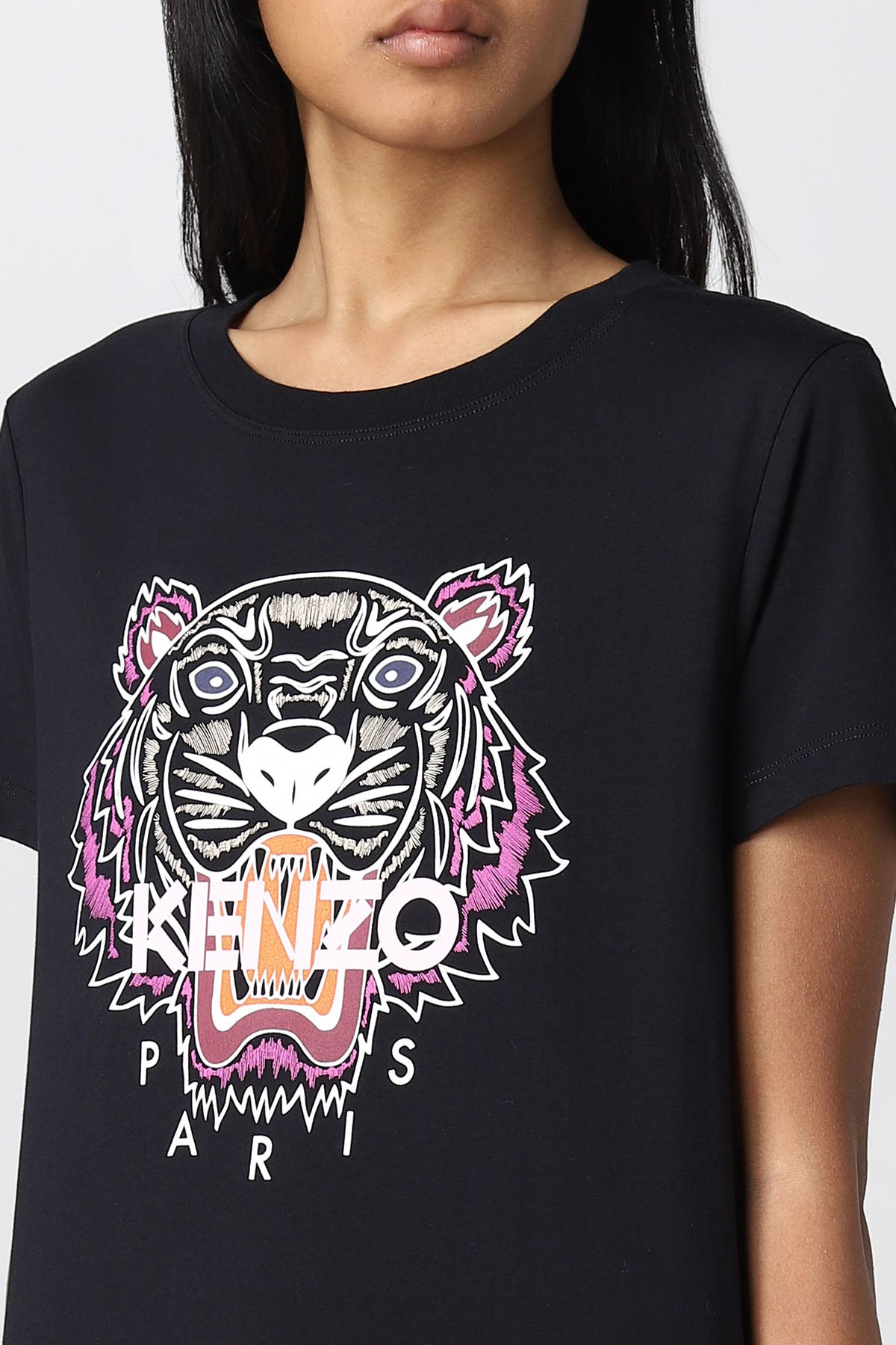 Kenzo Kaplan Logolu T-shirt-Libas Trendy Fashion Store