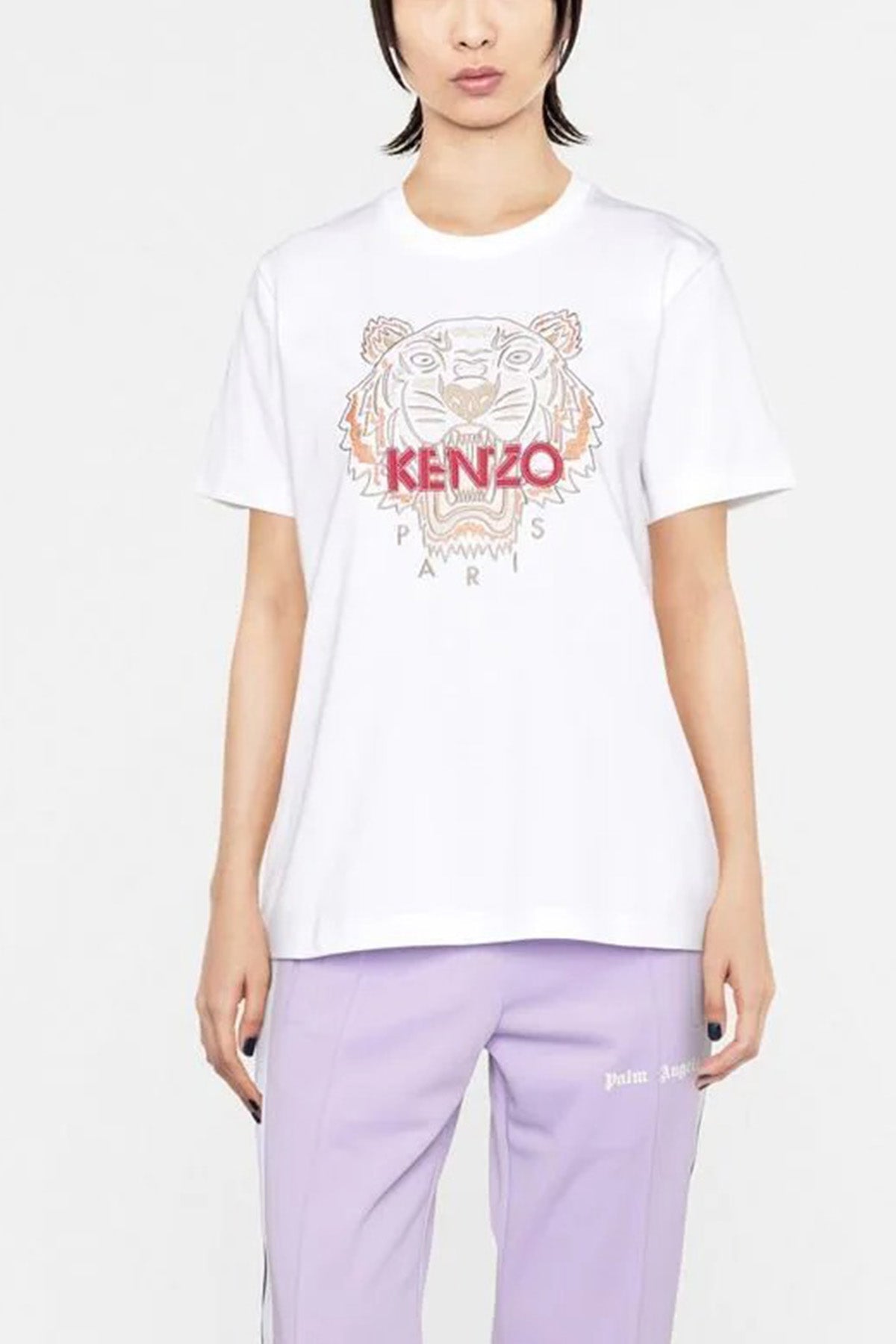 Kenzo Kaplan Logolu T-shirt-Libas Trendy Fashion Store