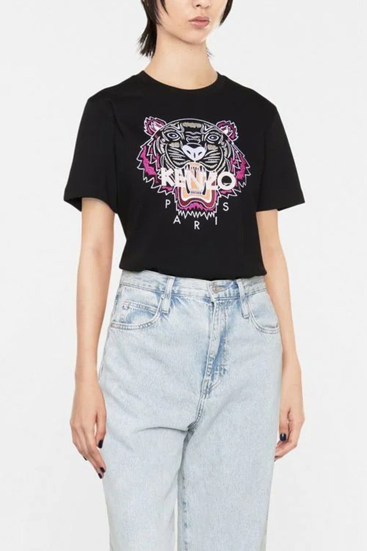Kenzo Kaplan Logolu T-shirt-Libas Trendy Fashion Store