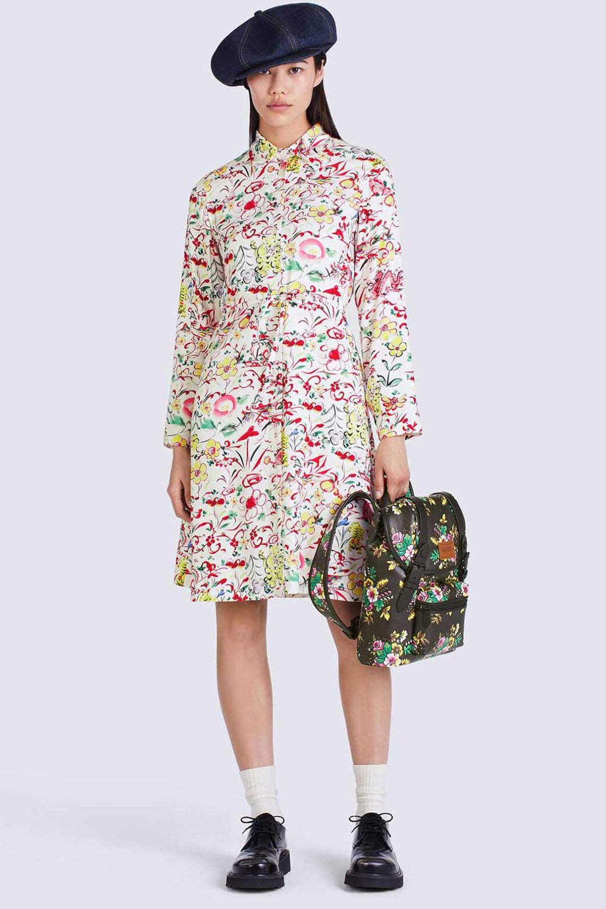 Kenzo Pop Bouquet Desenli Sırt Çantası-Libas Trendy Fashion Store