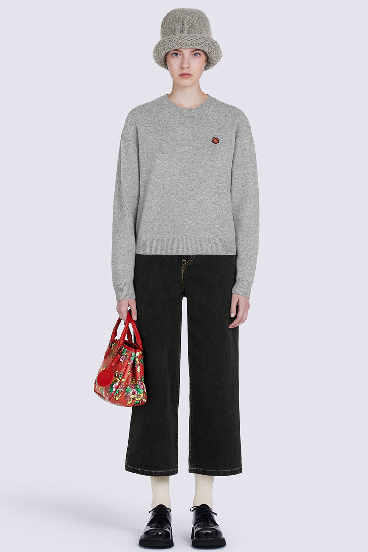 Kenzo Boke Flower Logolu Yün Triko-Libas Trendy Fashion Store