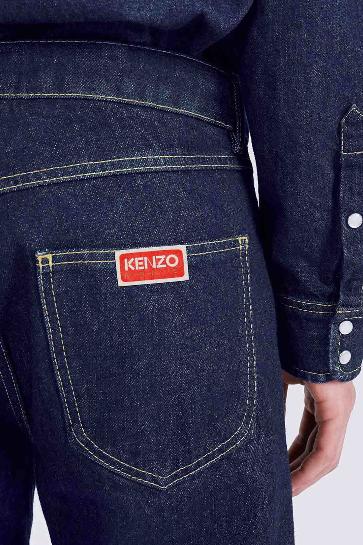 Kenzo Bara Slim Fit Logolu Jeans-Libas Trendy Fashion Store