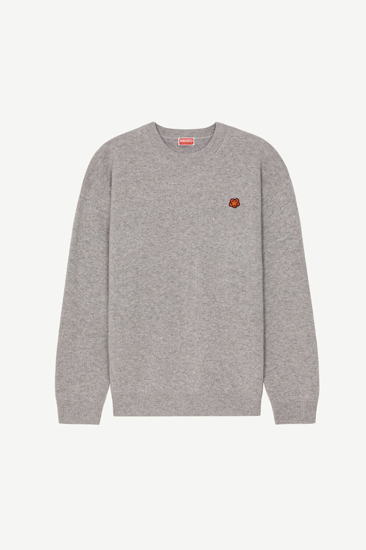 Kenzo Yuvarlak Yaka Boke Flower Logolu Yün Triko-Libas Trendy Fashion Store