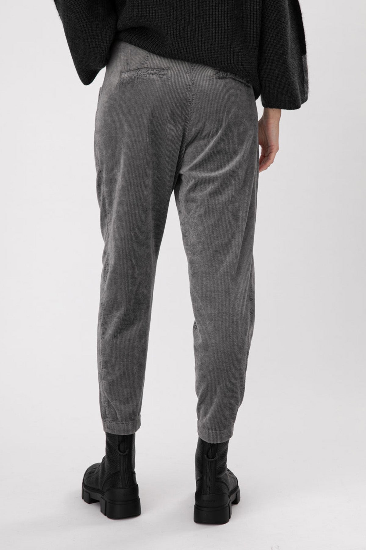 Transit Beli Lastikli Fitilli Kadife Pantolon