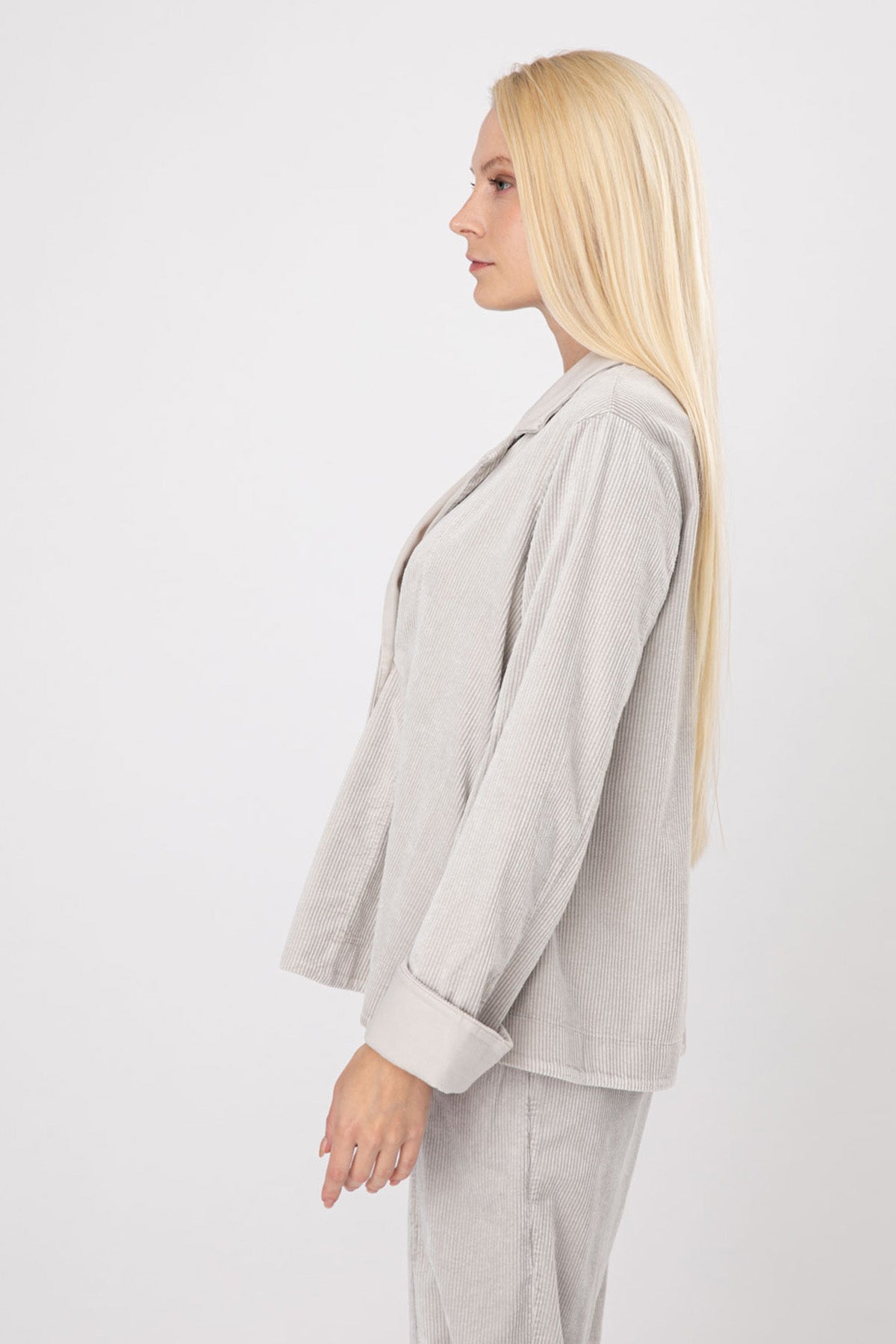 Transit Fitilli Kadife Streç Ceket-Libas Trendy Fashion Store