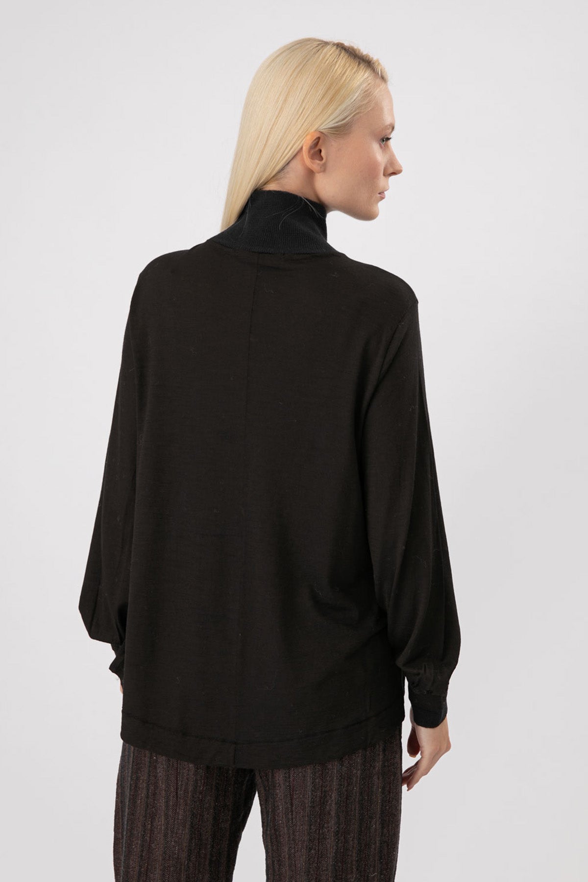 Transit Balıkçı Yaka İnce Yün Triko-Libas Trendy Fashion Store