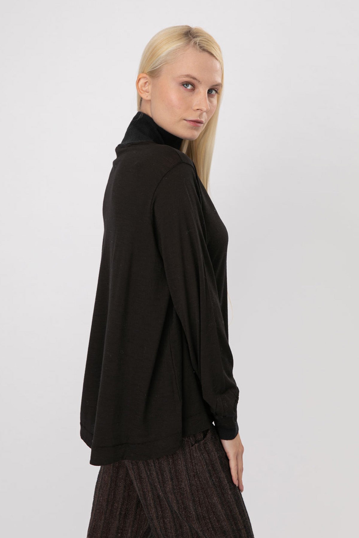 Transit Balıkçı Yaka İnce Yün Triko-Libas Trendy Fashion Store