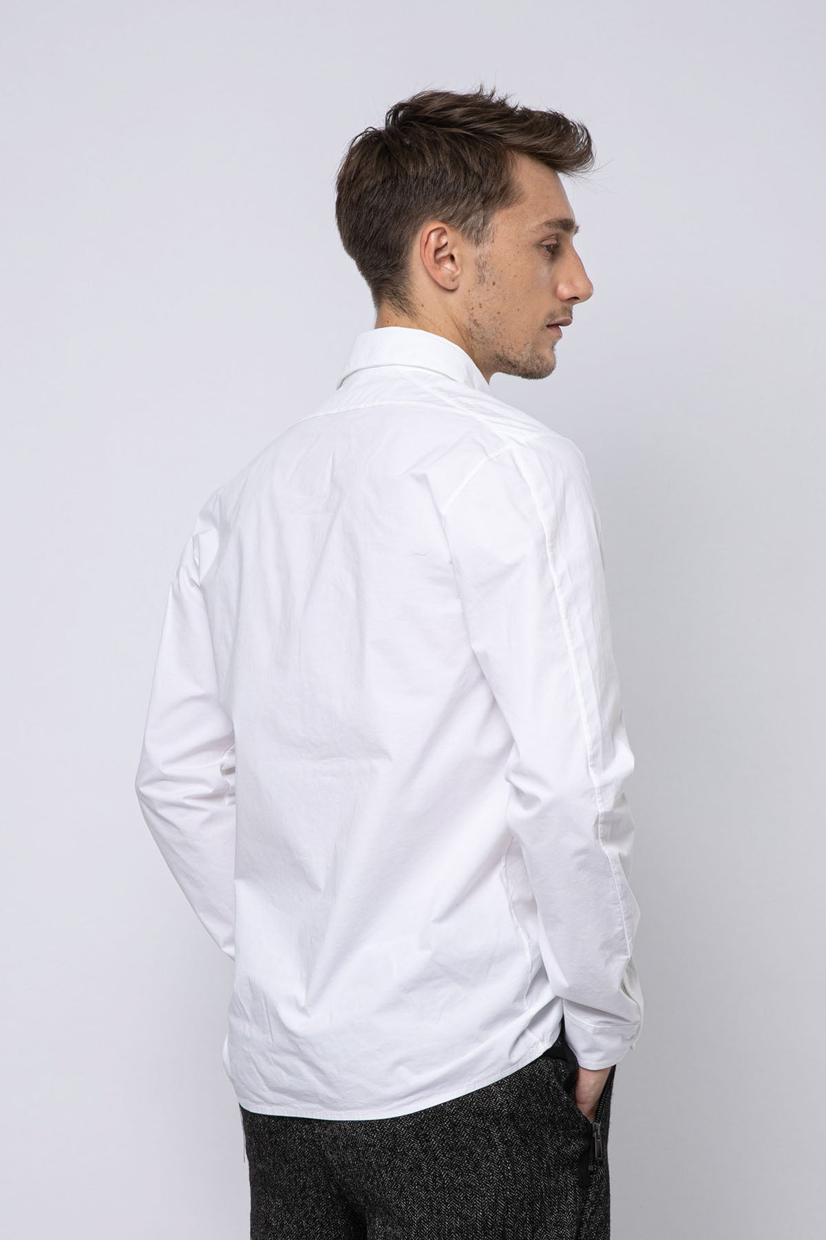 Transit Spor Cepli Streç Gömlek-Libas Trendy Fashion Store