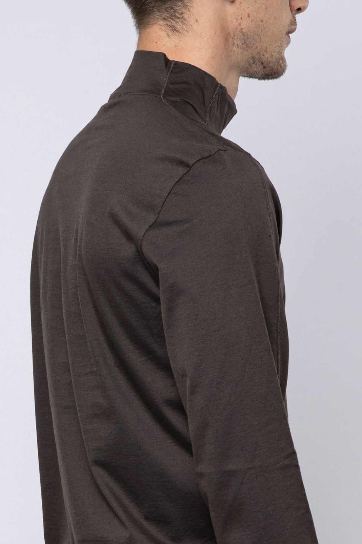 Transit Yarım Balıkçı Yaka Uzun Kollu T-shirt-Libas Trendy Fashion Store