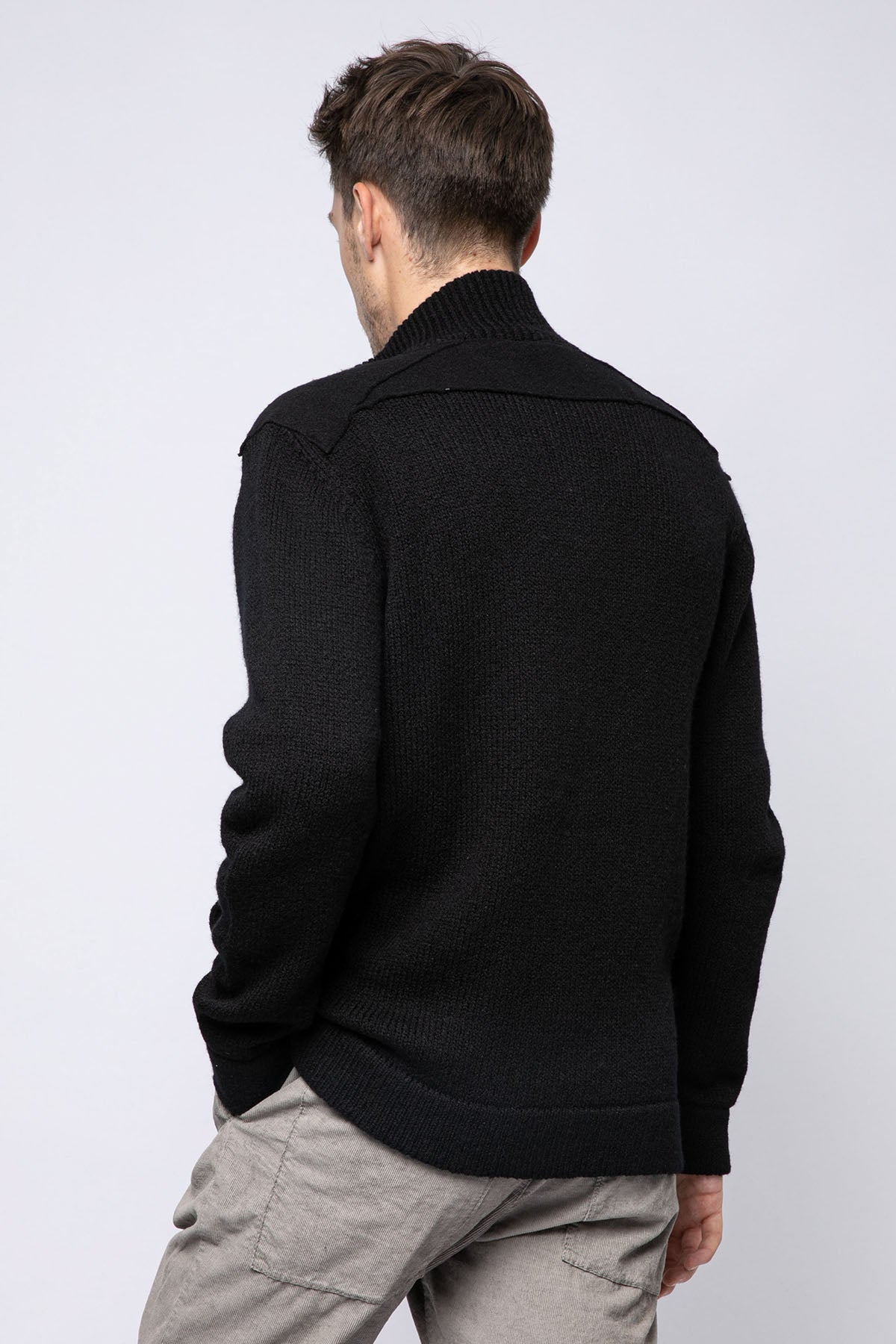 Transit Büyük Cep Detaylı Örgü Yün Ceket-Libas Trendy Fashion Store