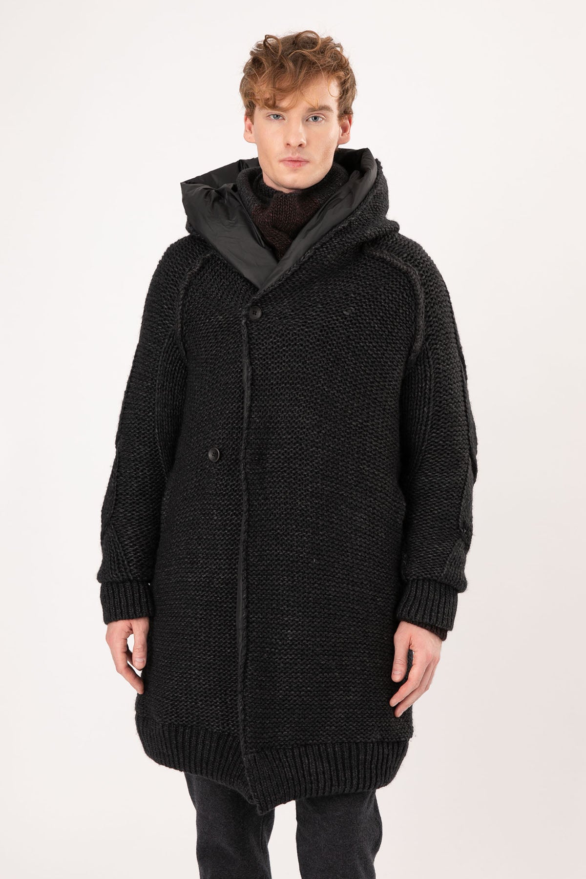 Transit Çift Taraflı Yün Kaban-Libas Trendy Fashion Store