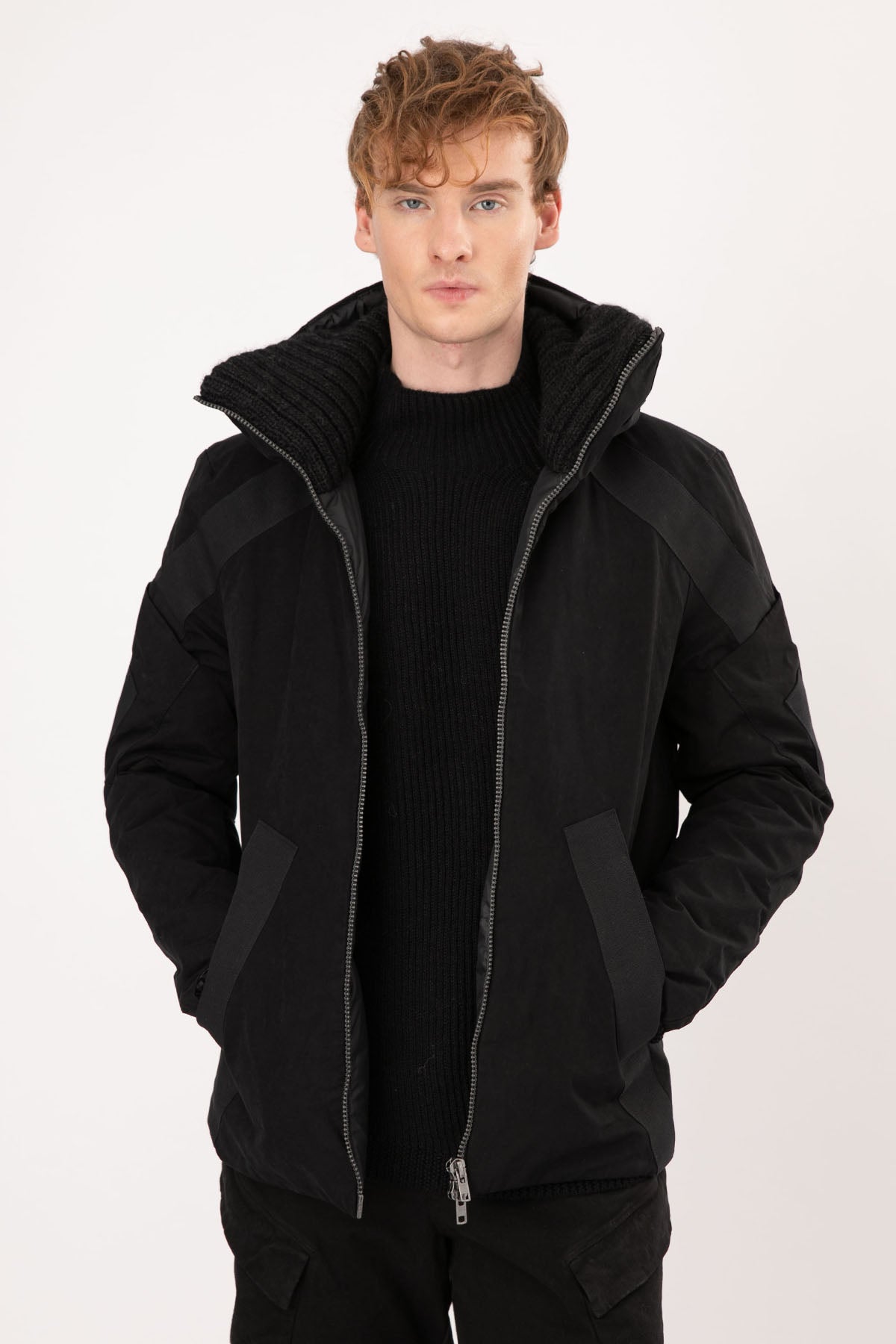 Transit Kapüşonlu Bomber Mont-Libas Trendy Fashion Store