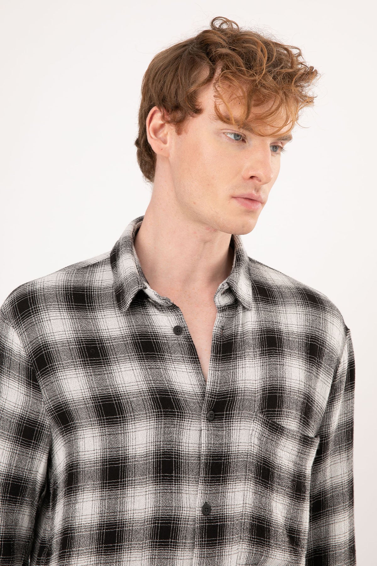 Transit Ekose Desenli Yün Gömlek-Libas Trendy Fashion Store