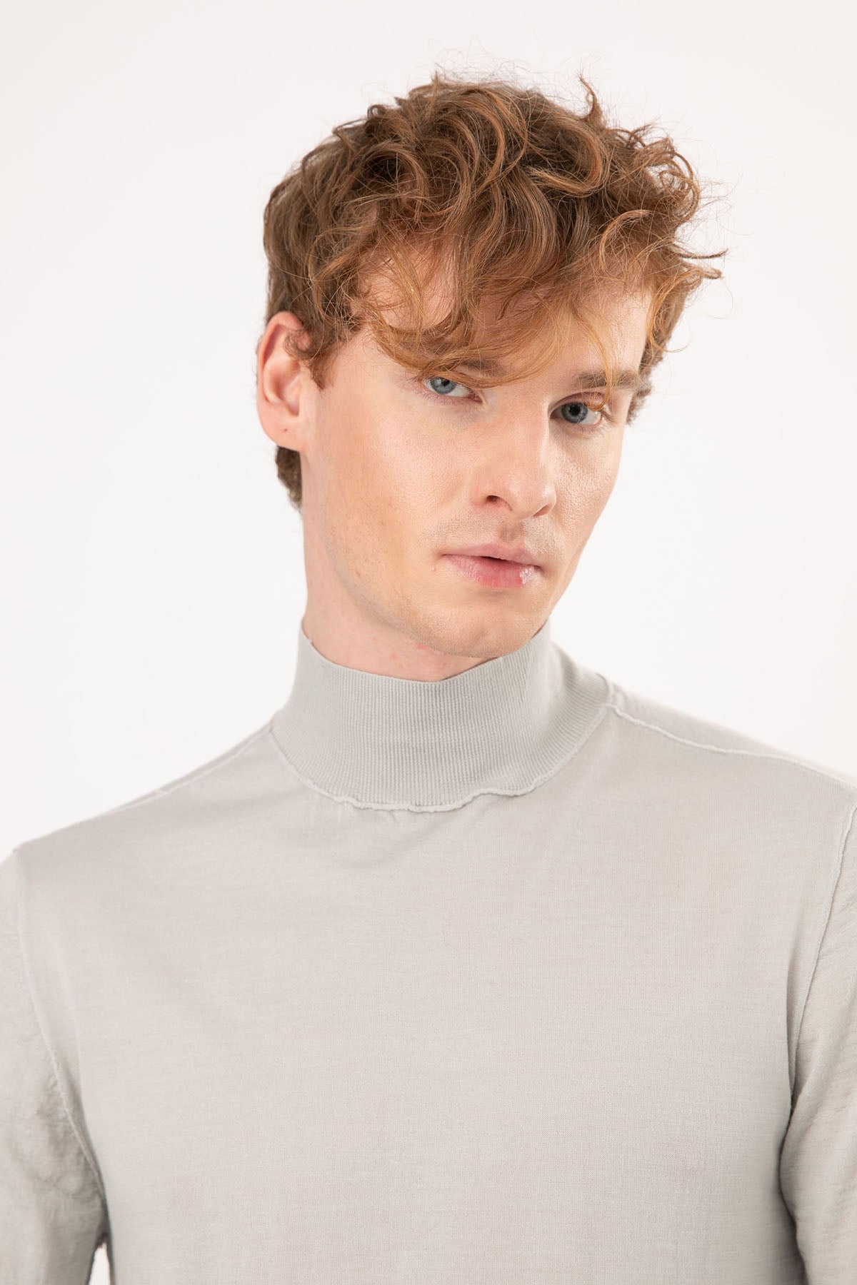 Transit Balıkçı Yaka İnce Örgü Yün Triko-Libas Trendy Fashion Store