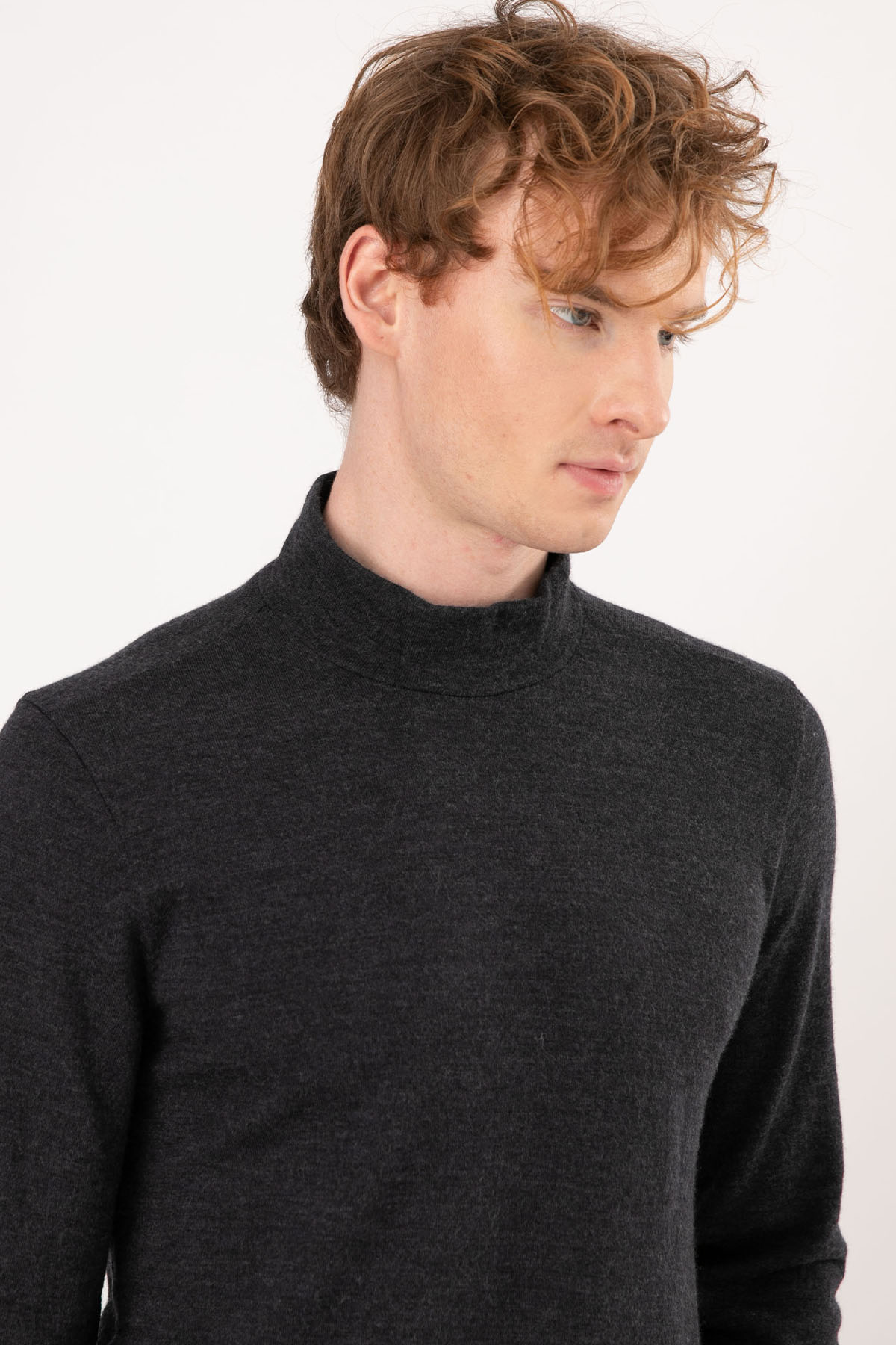 Transit Yarım Balıkçı Yaka Yün Triko-Libas Trendy Fashion Store