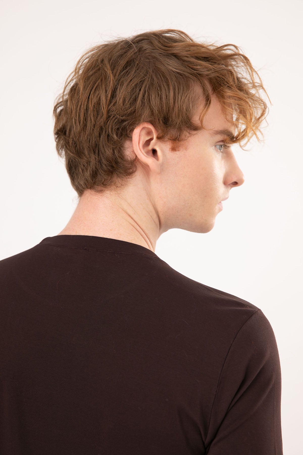 Transit Yuvarlak Yaka Streç T-shirt-Libas Trendy Fashion Store