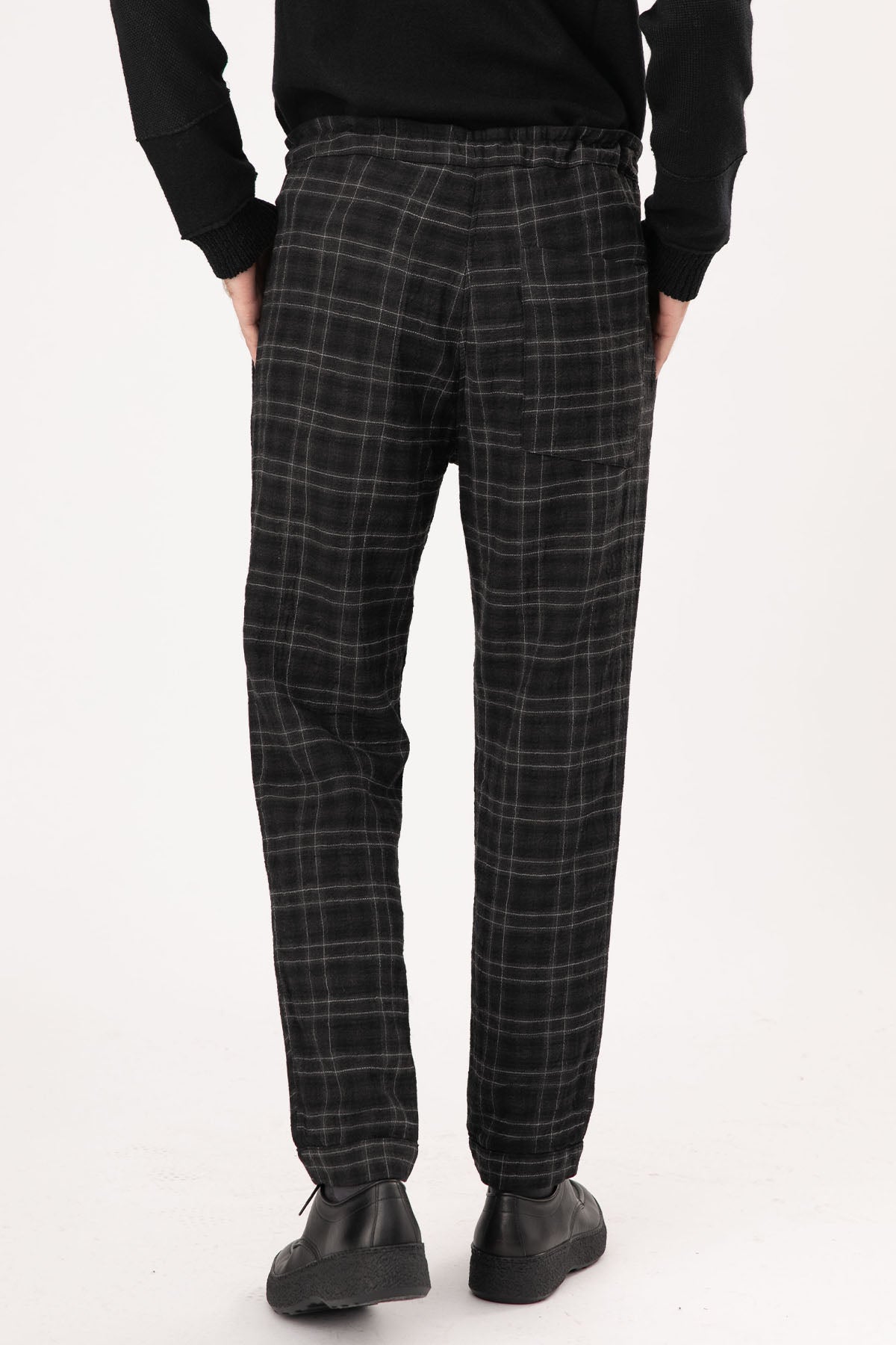 Transit Çift Taraflı Ekoseli Yün Pantolon-Libas Trendy Fashion Store