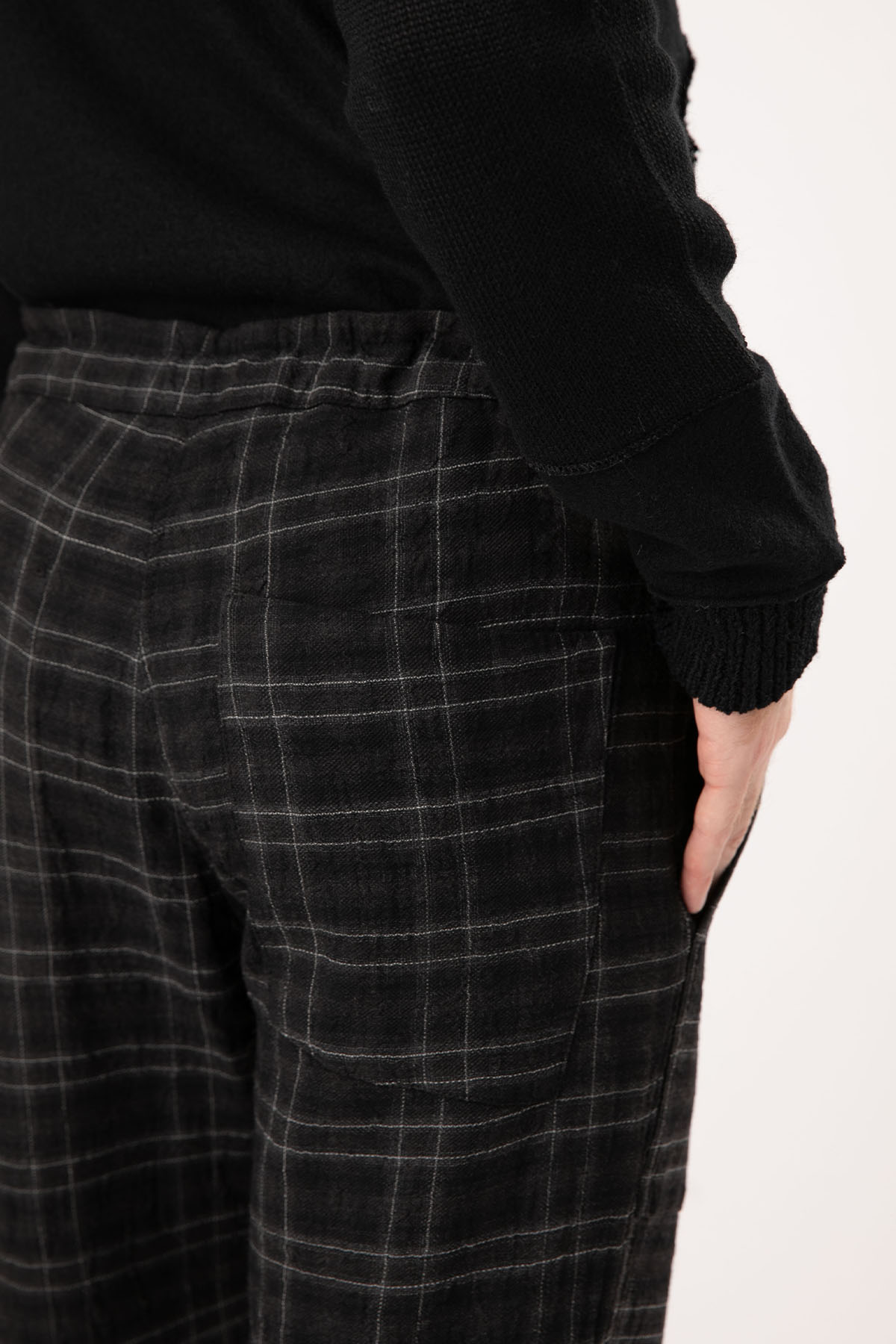 Transit Çift Taraflı Ekoseli Yün Pantolon-Libas Trendy Fashion Store