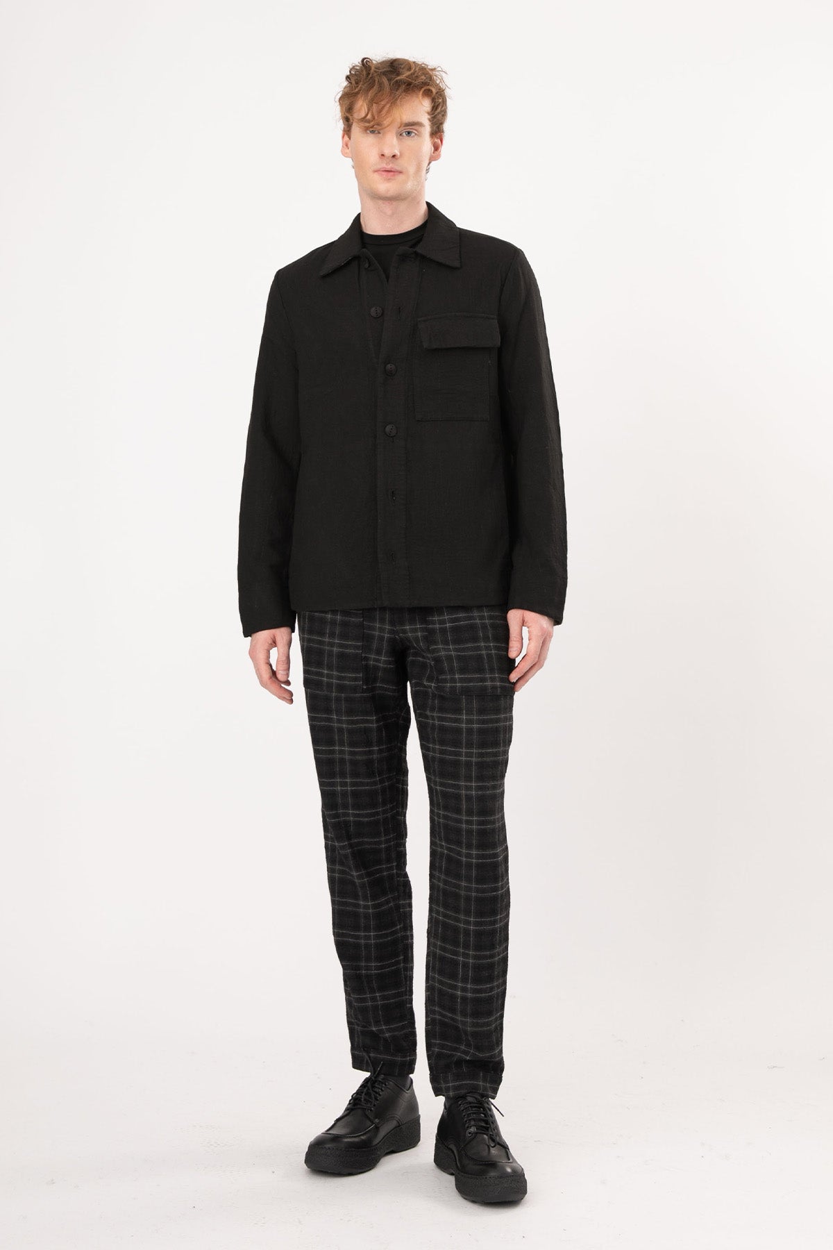 Transit Çift Taraflı Yün Gömlek Ceket-Libas Trendy Fashion Store