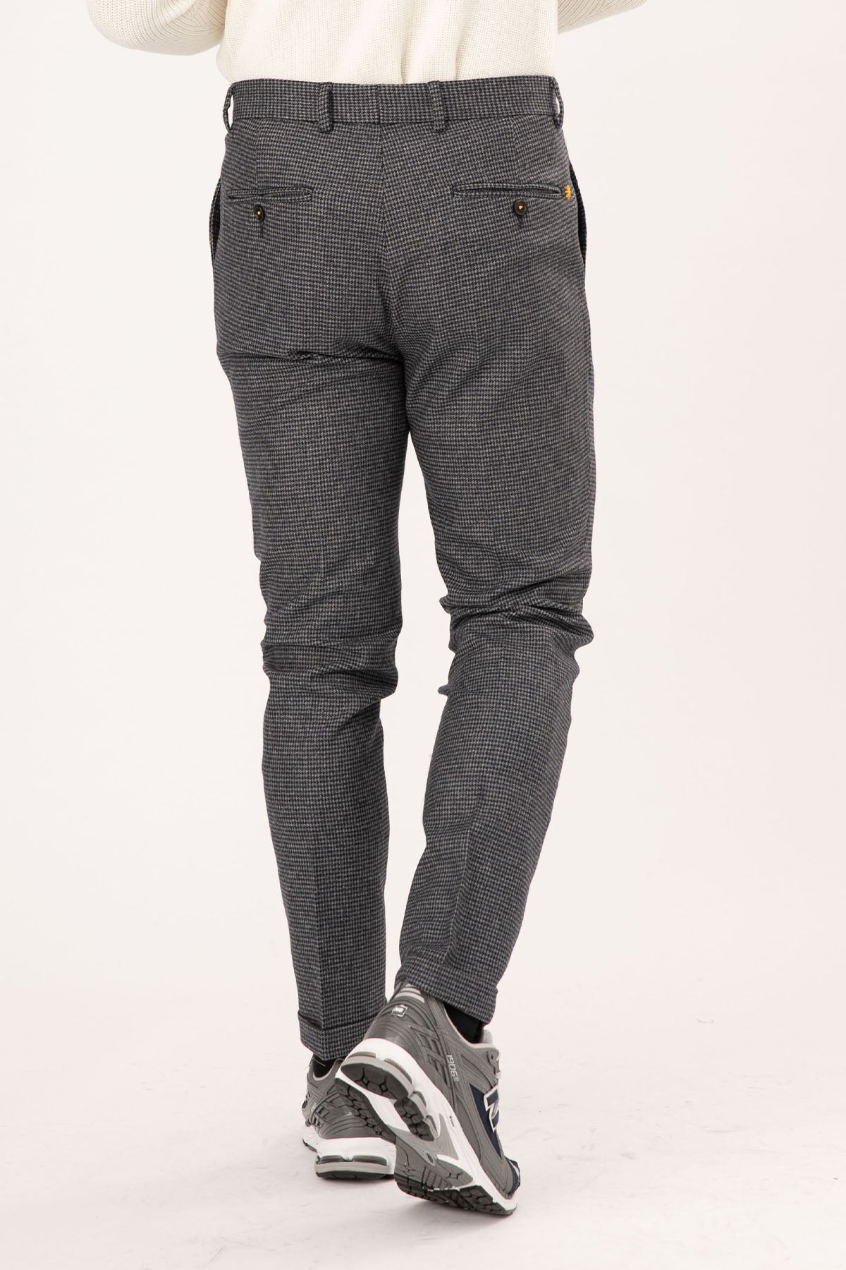 Manuel Ritz Tek Pile Kazayağı Desenli Slim Fit Yün Pantolon-Libas Trendy Fashion Store