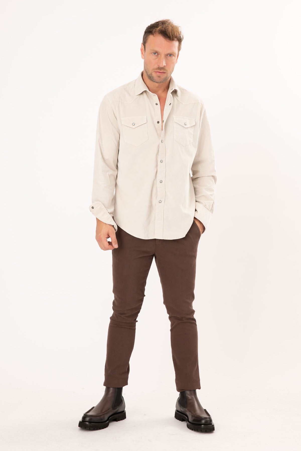 Manuel Ritz Tek Pile Duble Paça Slim Fit Streç Pantolon-Libas Trendy Fashion Store