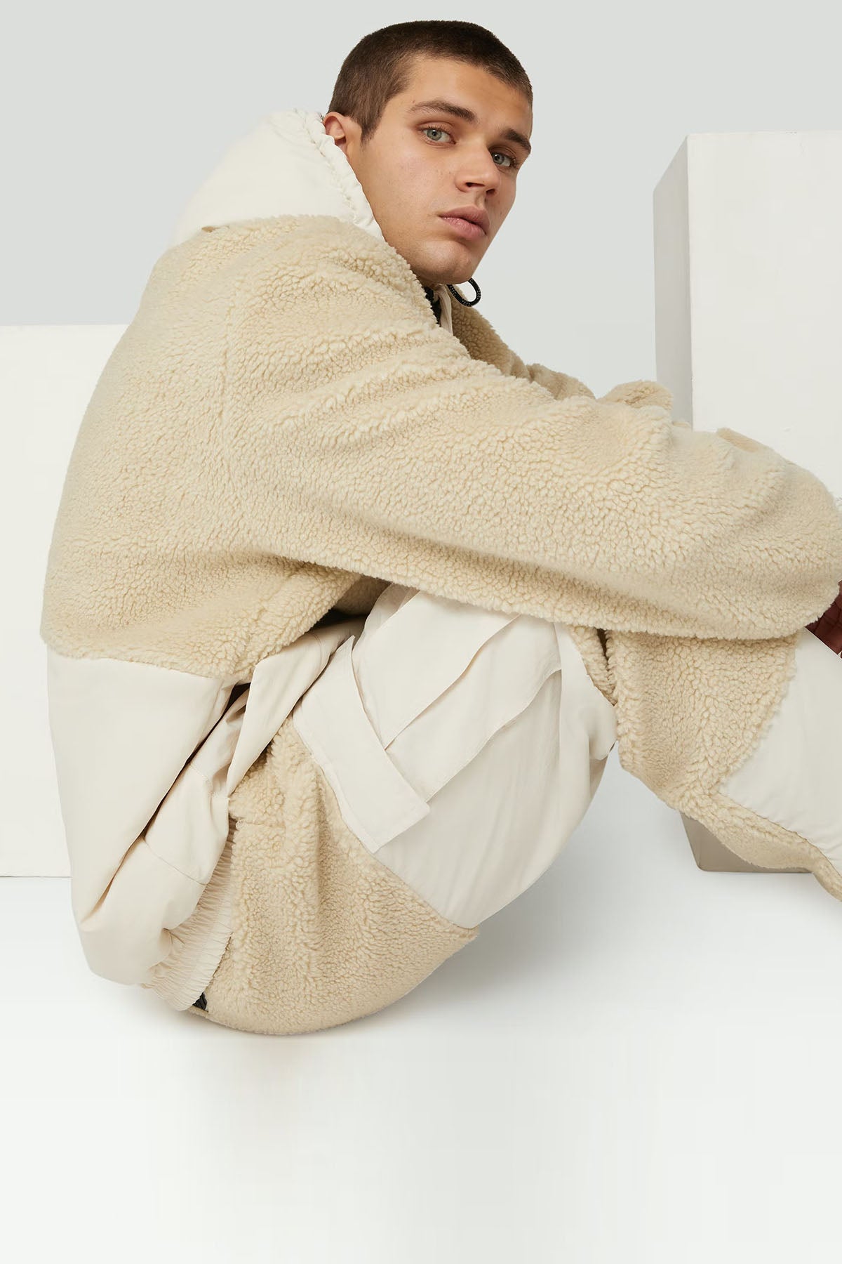 Dondup Kapüşonlu Polar Anorak Ceket-Libas Trendy Fashion Store