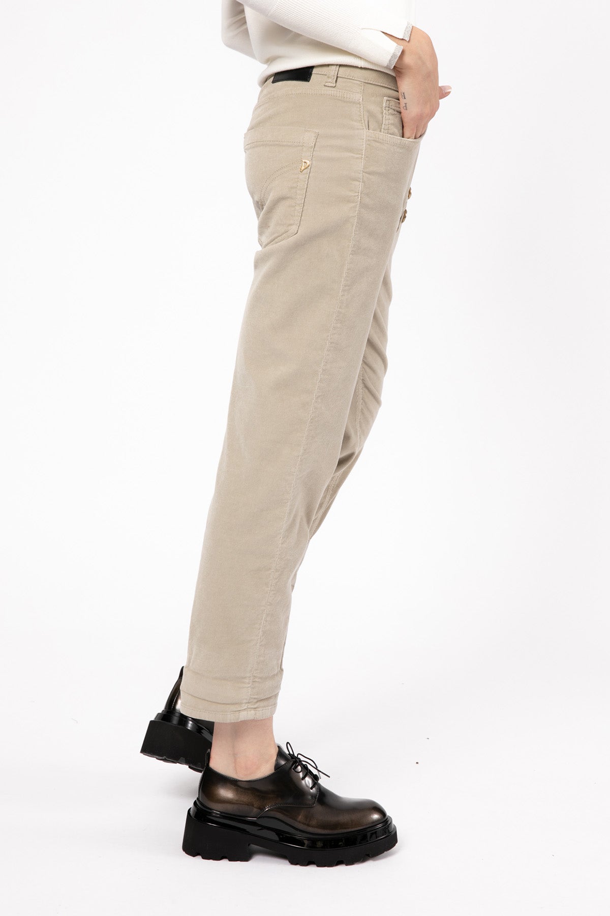 Dondup Koons Loose Fit Kadife Pantolon-Libas Trendy Fashion Store