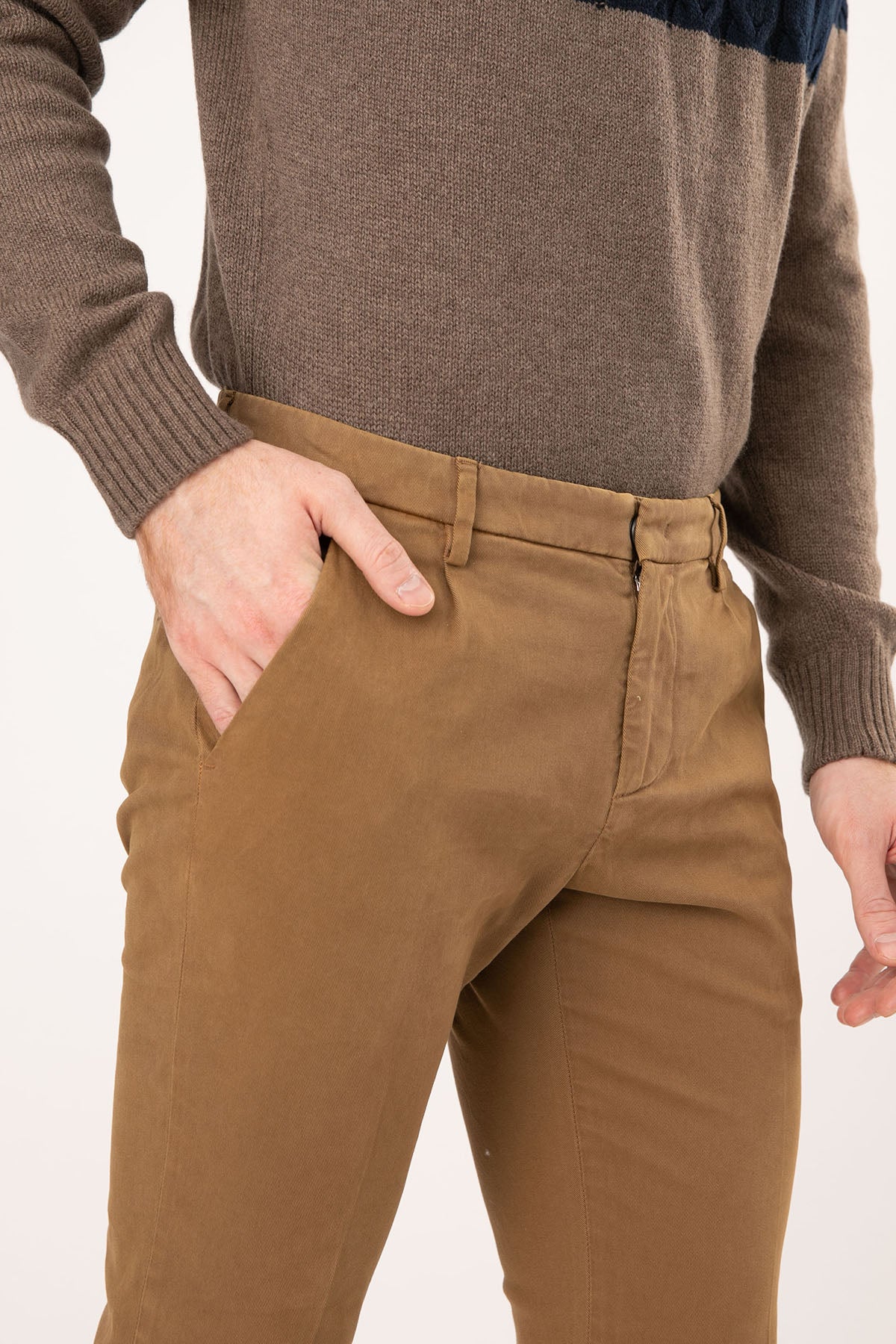 Dondup Slim Fit Yandan Cepli Tek Pile Pantolon-Libas Trendy Fashion Store