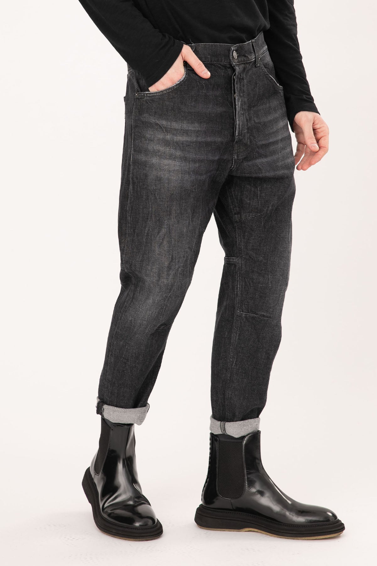 Dondup Chris Tapered Fit Jeans-Libas Trendy Fashion Store