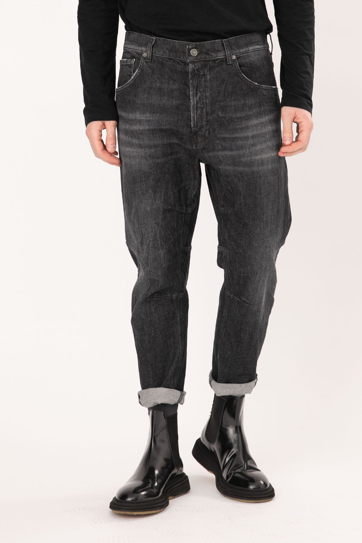 Dondup Chris Tapered Fit Jeans-Libas Trendy Fashion Store