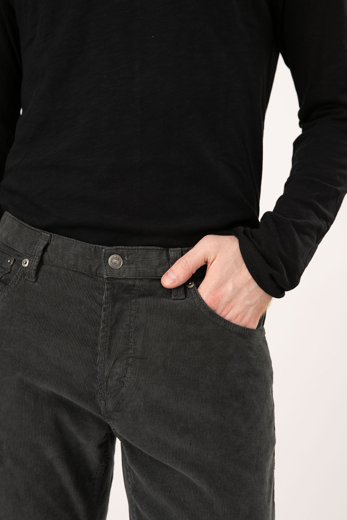 Dondup Brighton Havuç Kesim Fitilli Kadife Pantolon-Libas Trendy Fashion Store