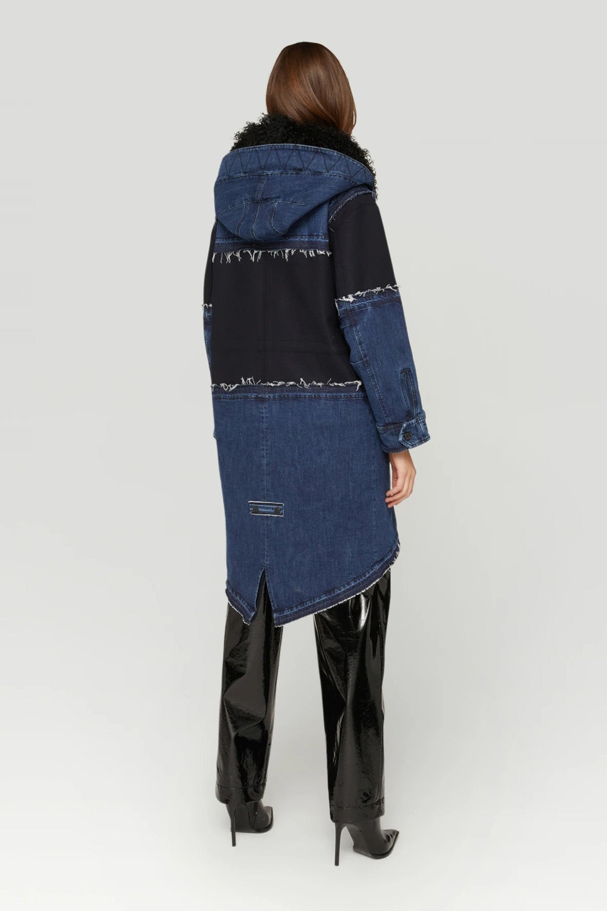 Dondup Kürklü Yaka Denim Kaban-Libas Trendy Fashion Store