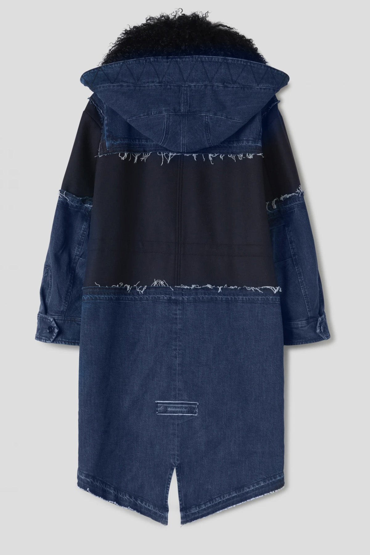 Dondup Kürklü Yaka Denim Kaban-Libas Trendy Fashion Store