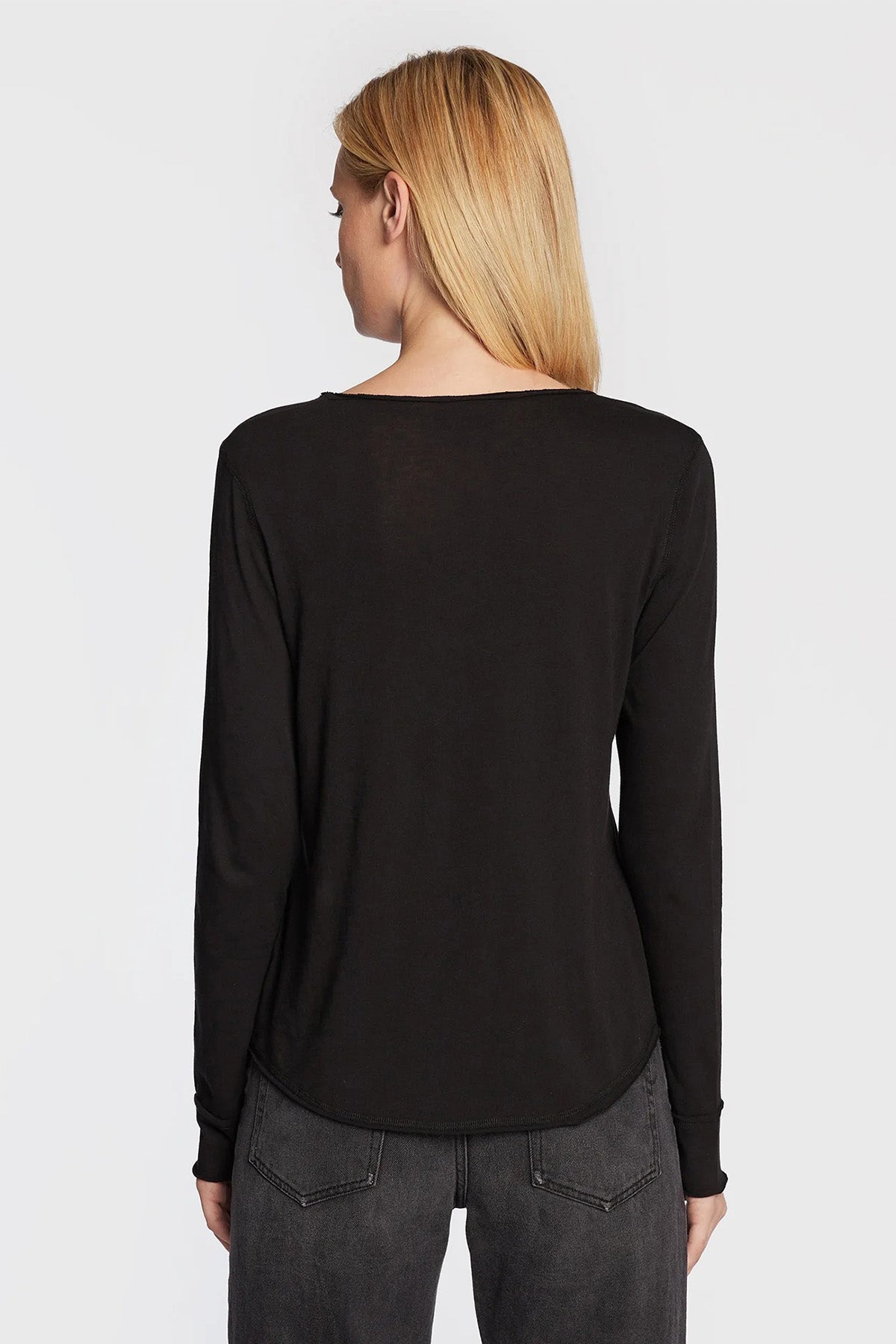 Zadig & Voltaire Kuru Kafa Desenli Uzun Kollu T-shirt-Libas Trendy Fashion Store