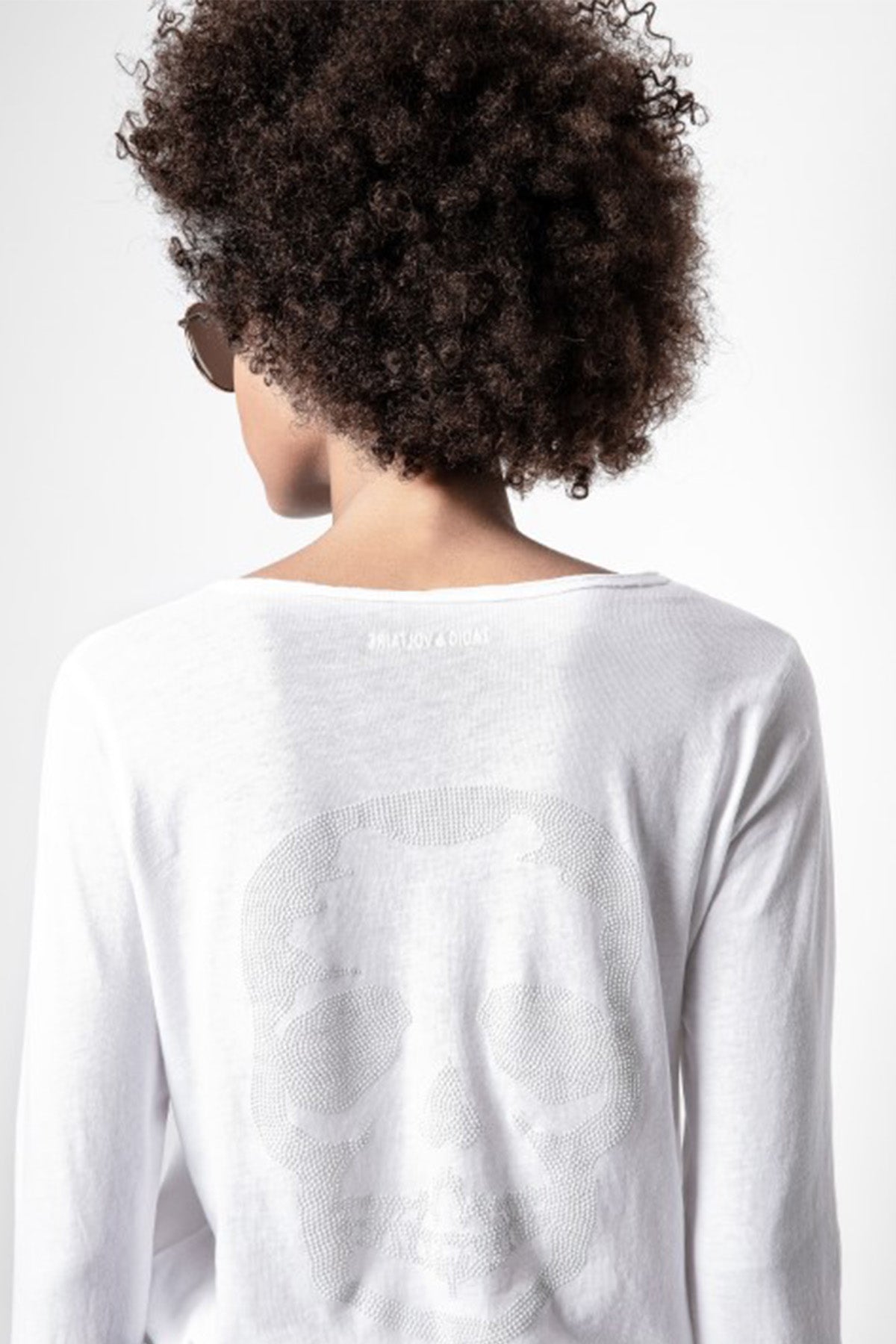 Zadig & Voltaire Kuru Kafa Desenli Uzun Kollu T-shirt-Libas Trendy Fashion Store