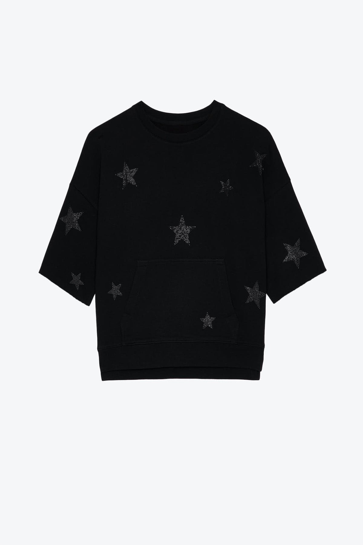 Zadig & Voltaire Yıldızlı Kısa Kollu Sweatshirt-Libas Trendy Fashion Store