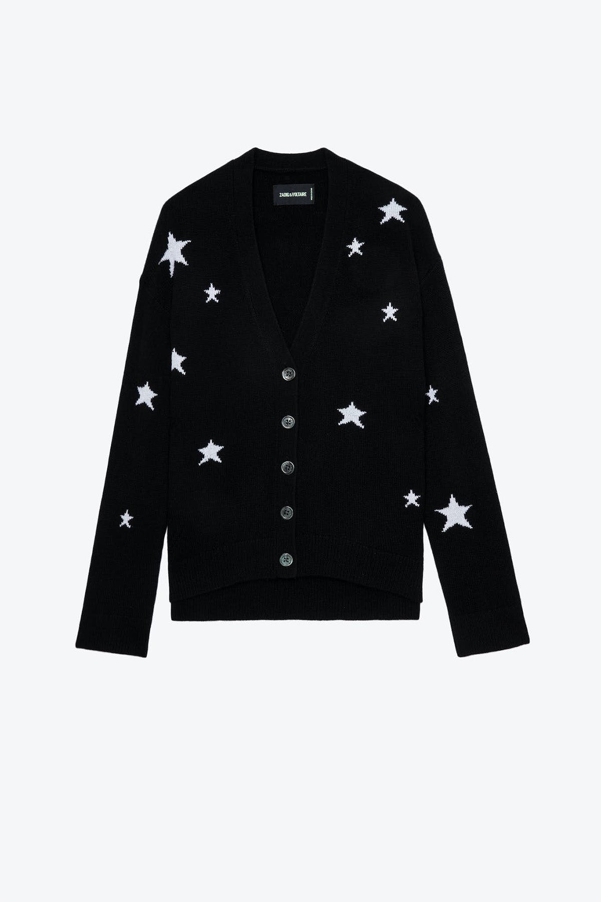 Zadig & Voltaire Yıldızlı Kaşmir Örgü Triko Ceket-Libas Trendy Fashion Store