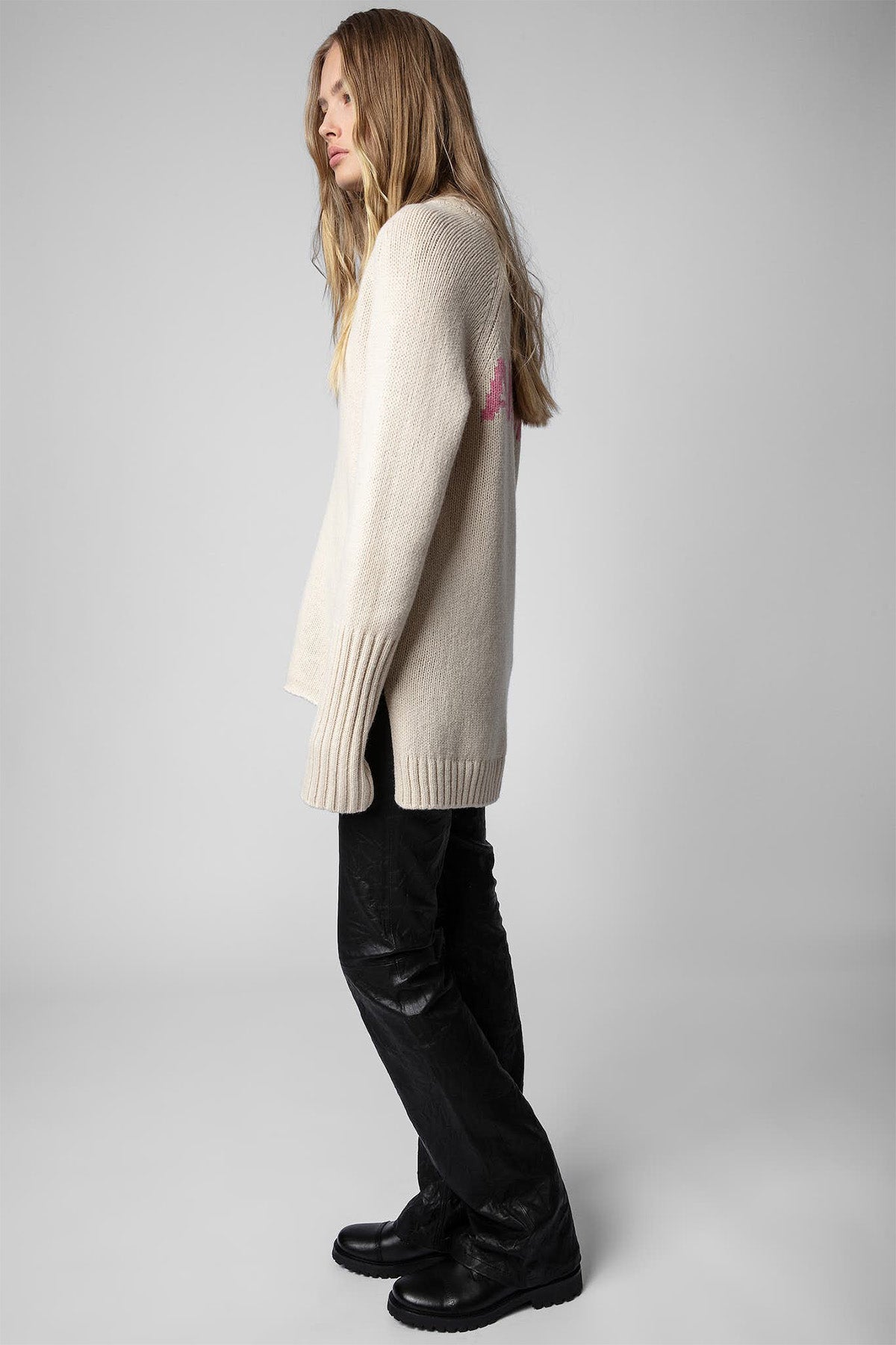 Zadig & Voltaire Amour V Yaka Yün Örgü Triko-Libas Trendy Fashion Store