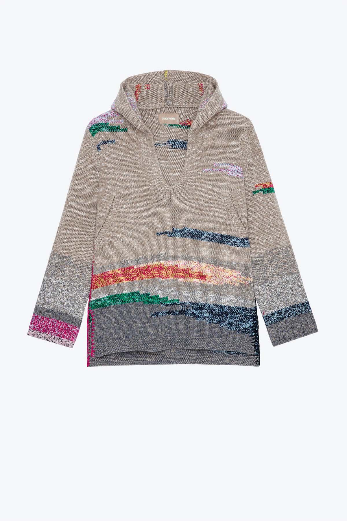 Zadig & Voltaire Kapüşonlu Kaşmirli Yün Örgü Triko-Libas Trendy Fashion Store