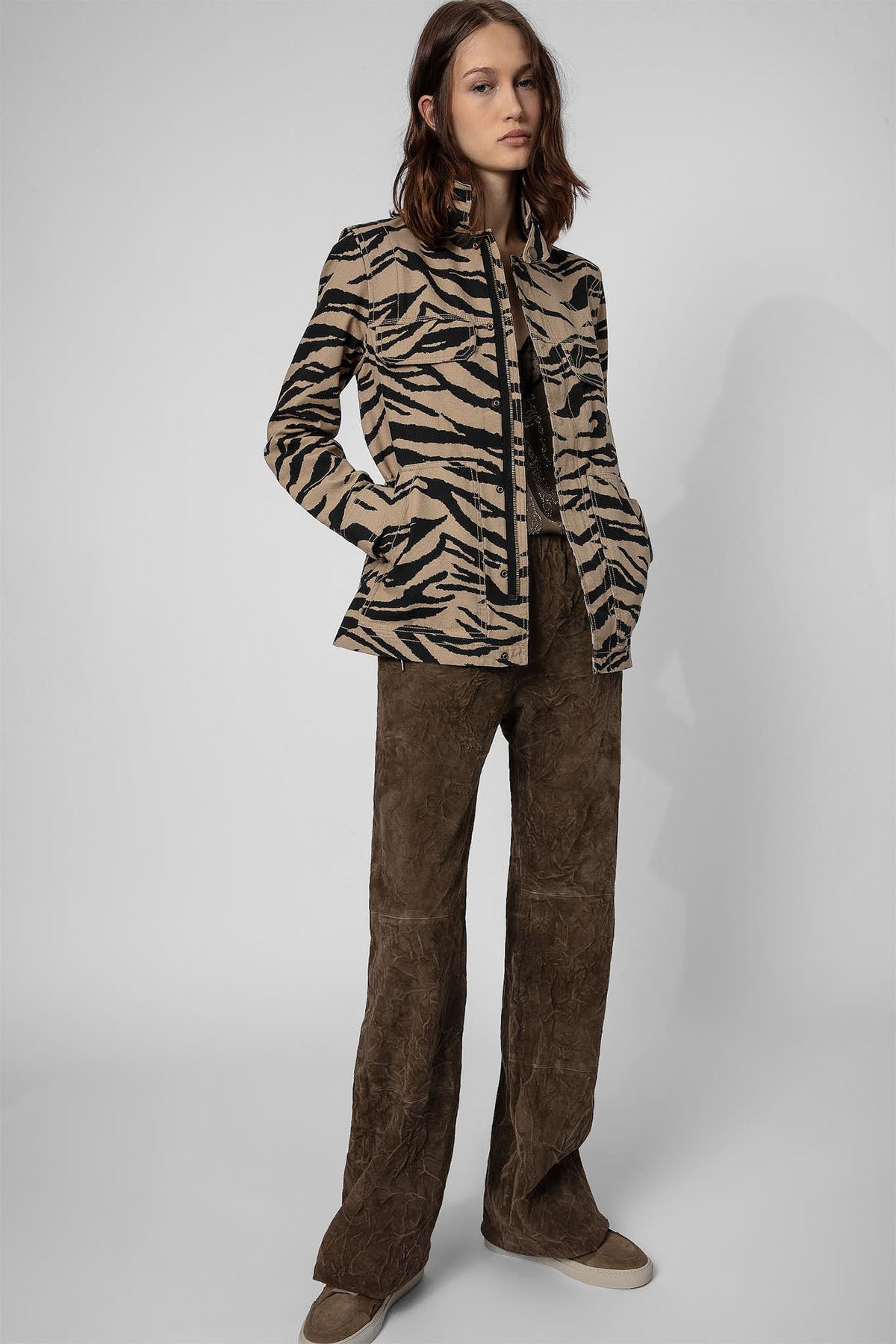 Zadig & Voltaire Leopar Desenli Amour Ceket-Libas Trendy Fashion Store