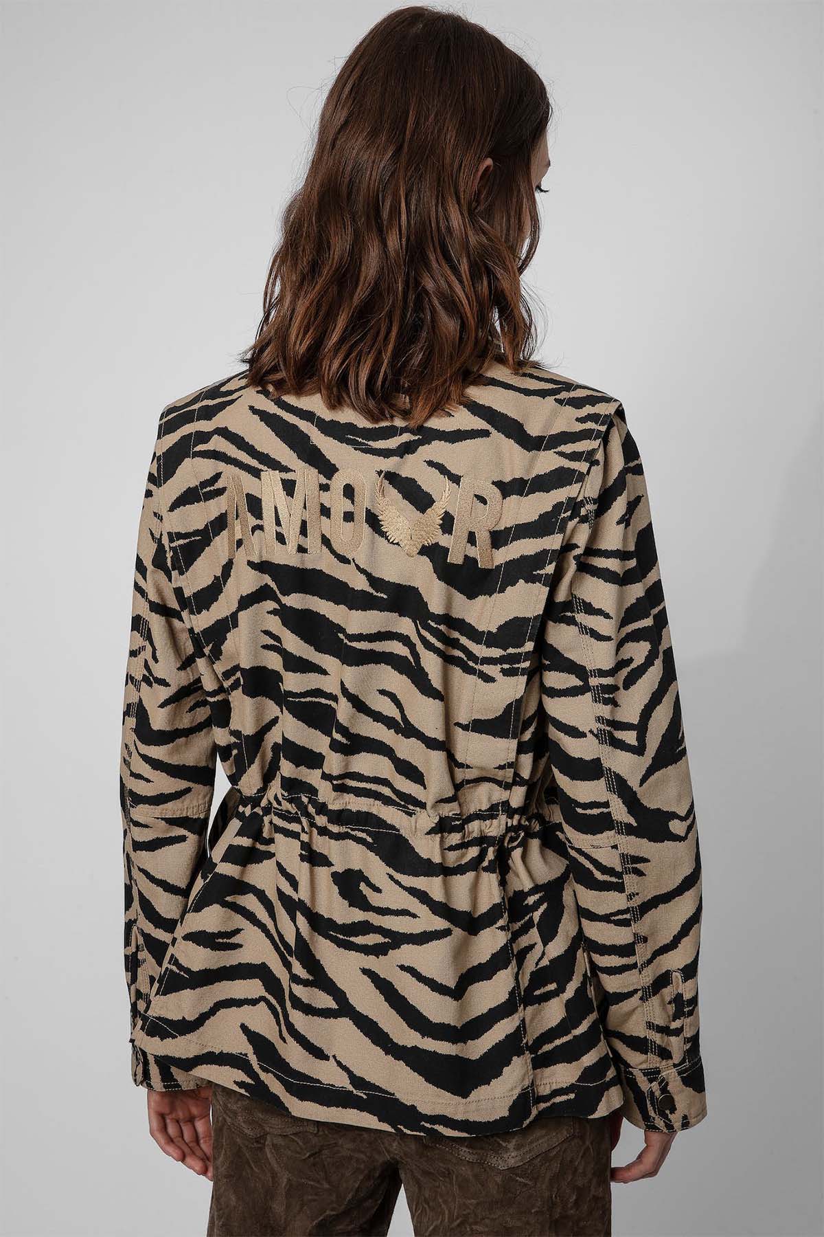 Zadig & Voltaire Leopar Desenli Amour Ceket-Libas Trendy Fashion Store